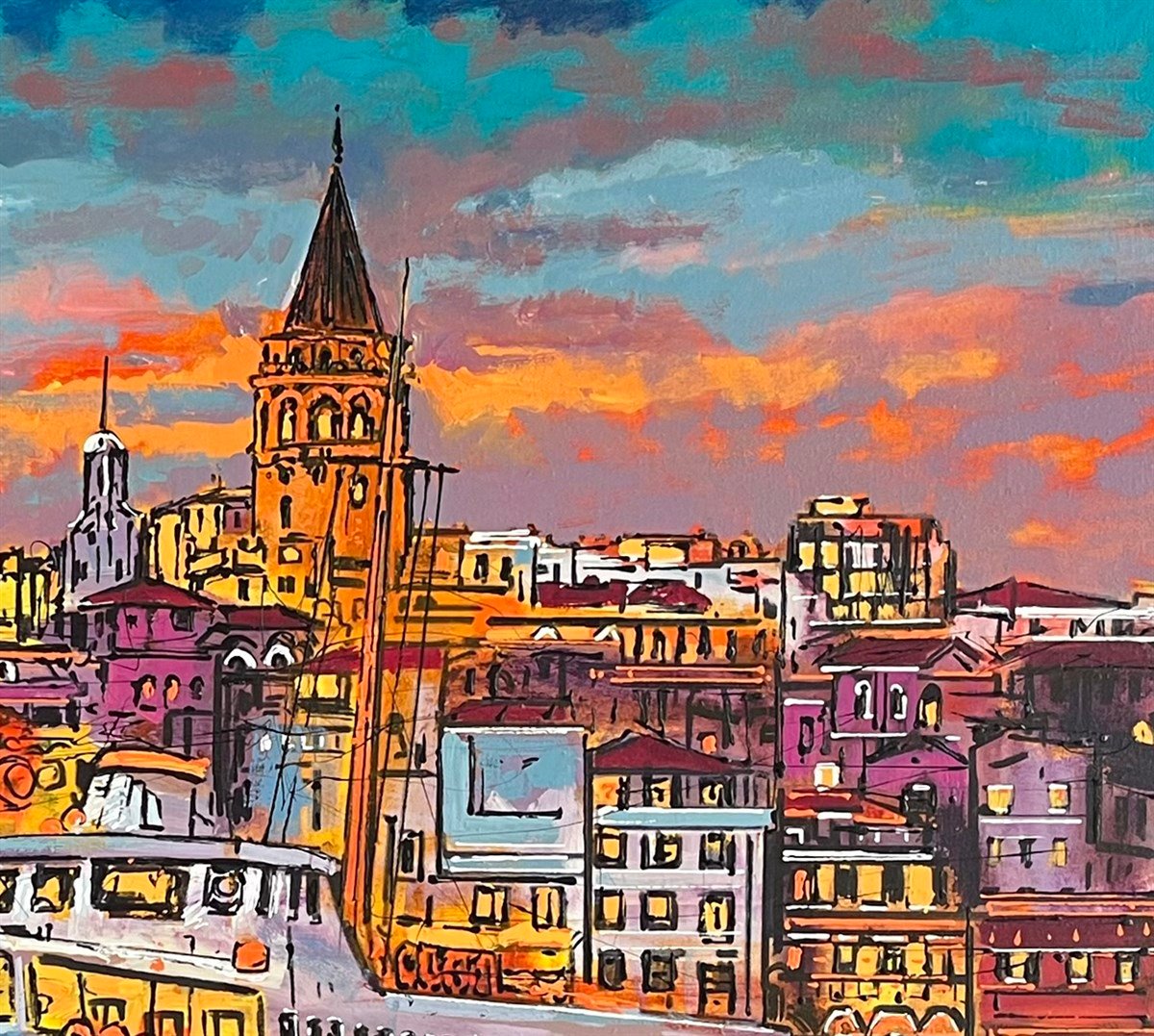 Modern yağlı boya tablolar