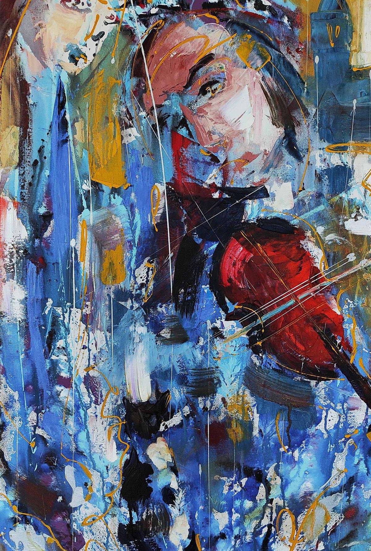 Modern yağlı boya tablolar