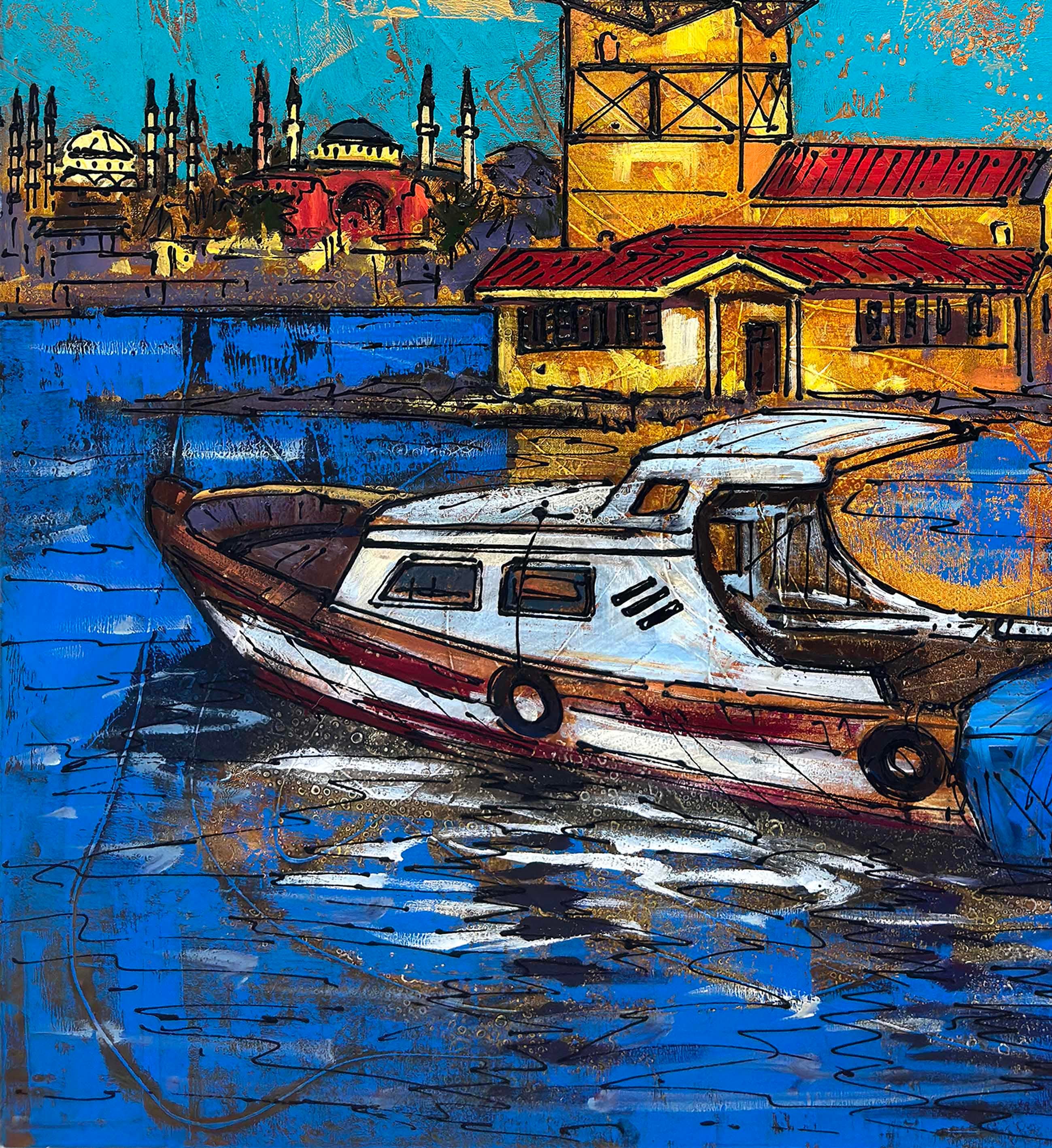 Modern yağlı boya tablolar