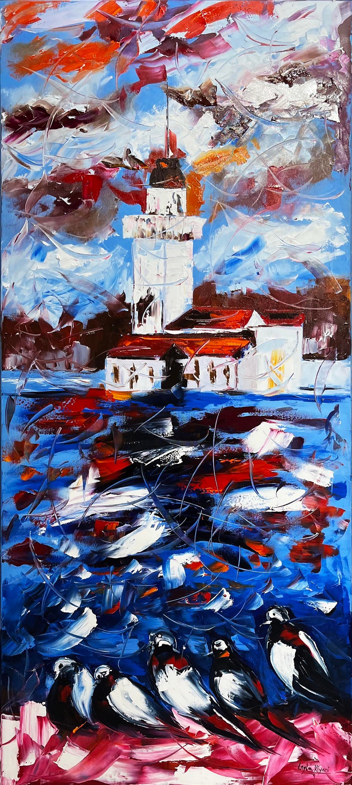 Modern yağlı boya tablolar