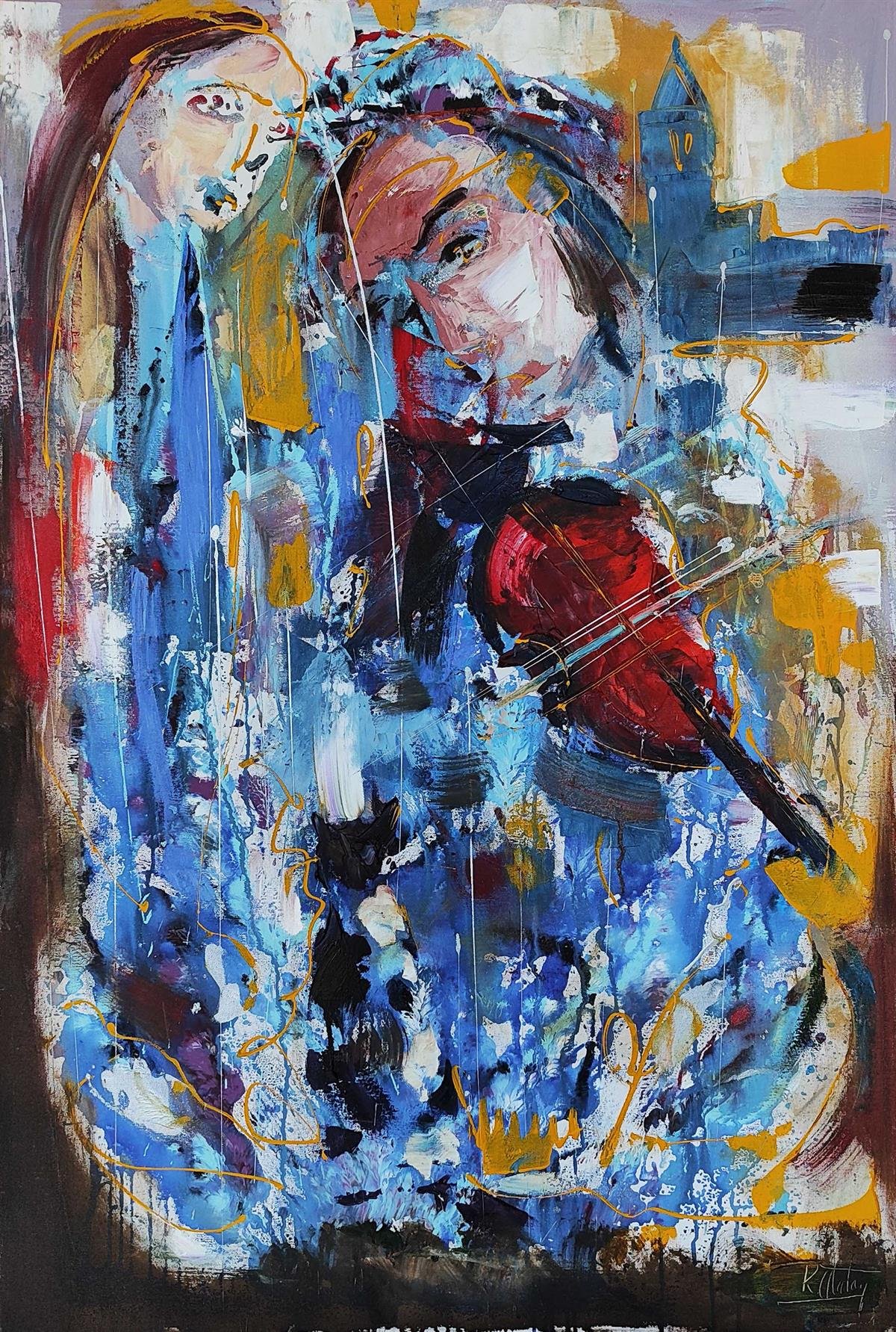 Modern yağlı boya tablolar