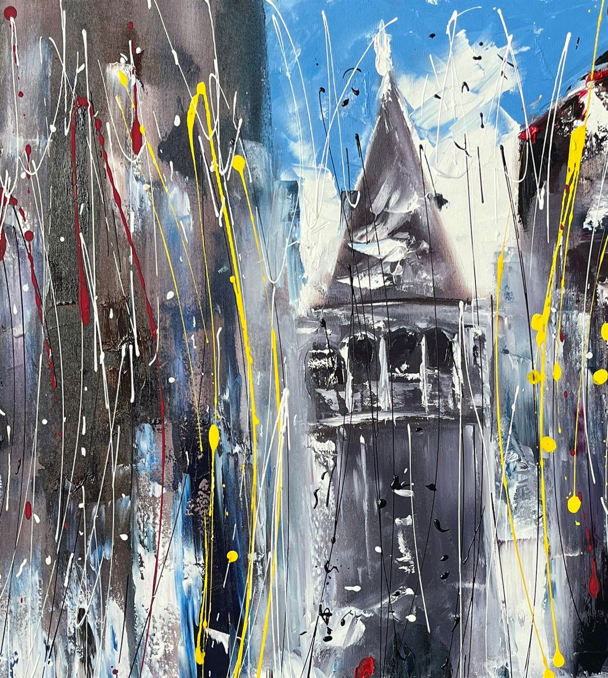 Modern yağlı boya tablolar