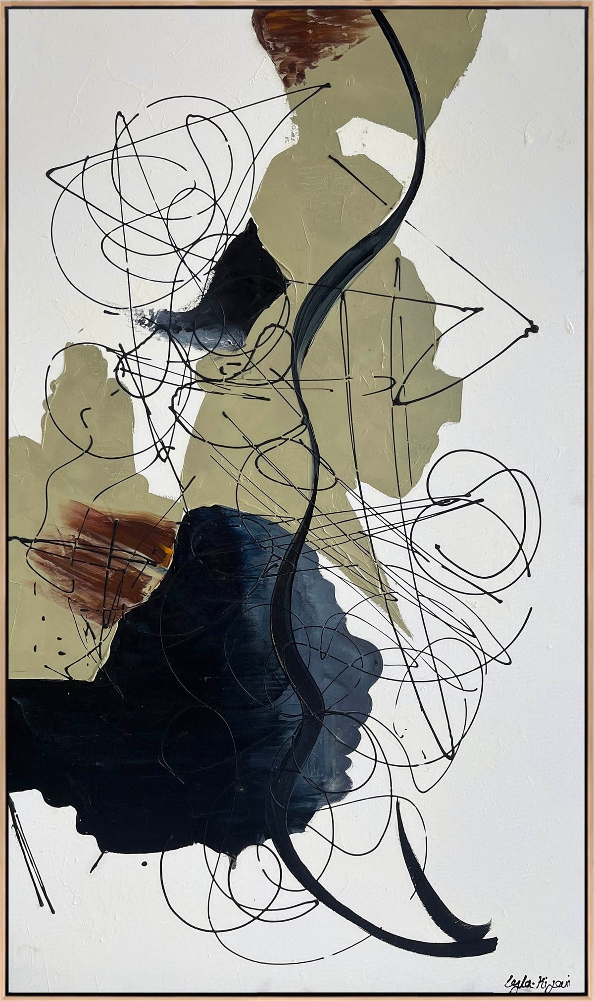 Modern yağlı boya tablolar