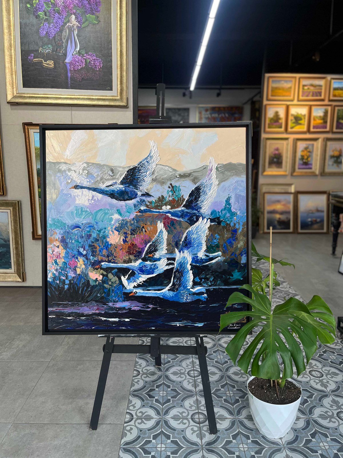 Modern yağlı boya tablolar