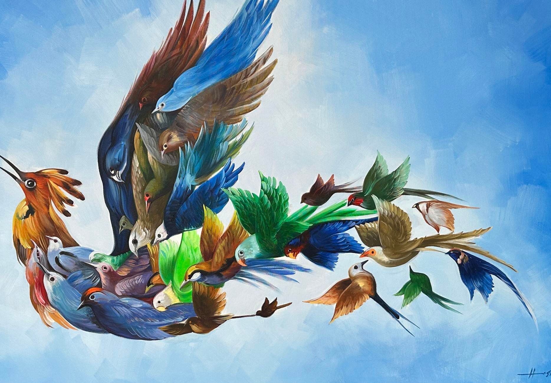 Modern yağlı boya tablolar