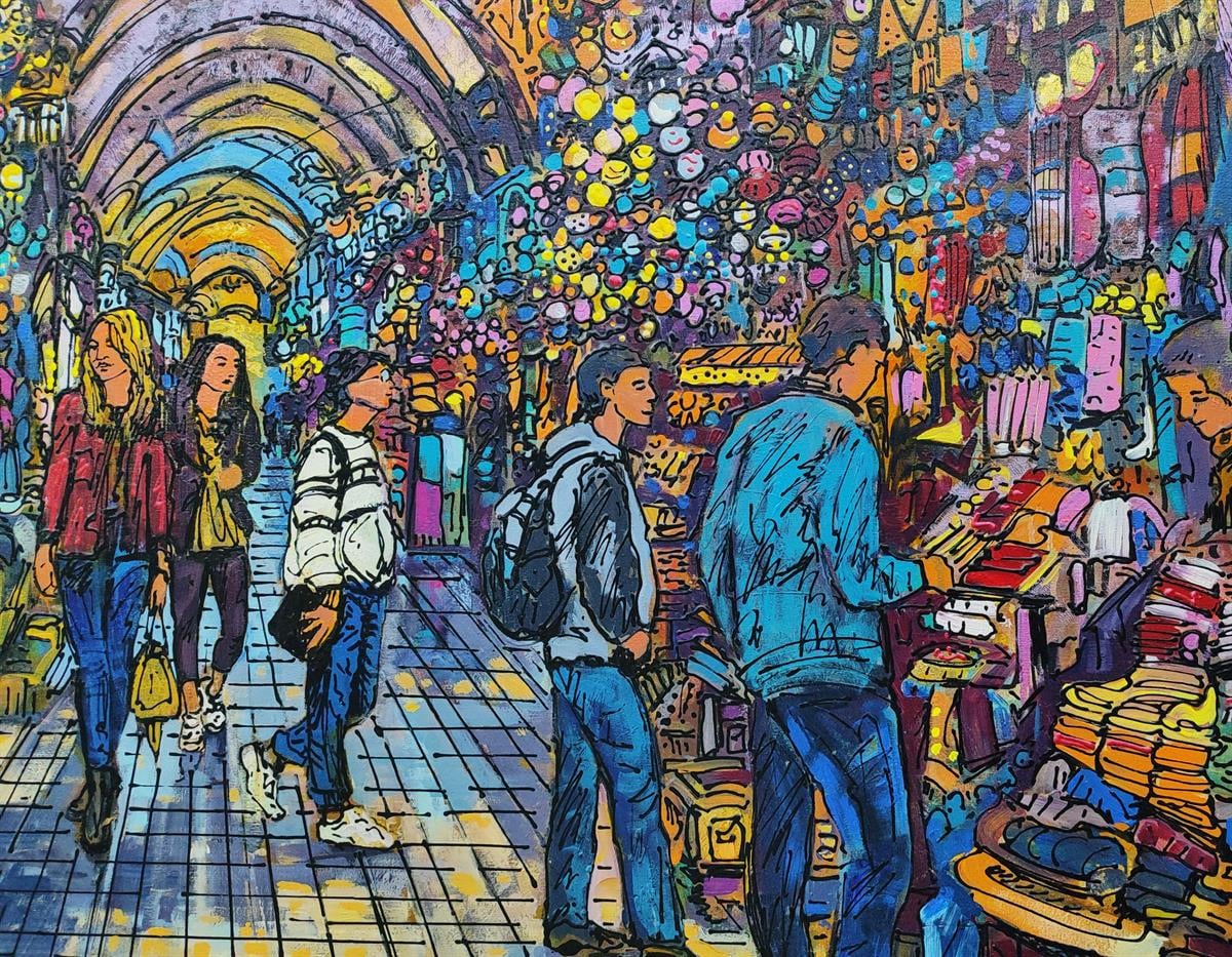 Modern yağlı boya tablolarkozaart galeri | El yapımı orjinal yağlı boya tablo satış sitesi