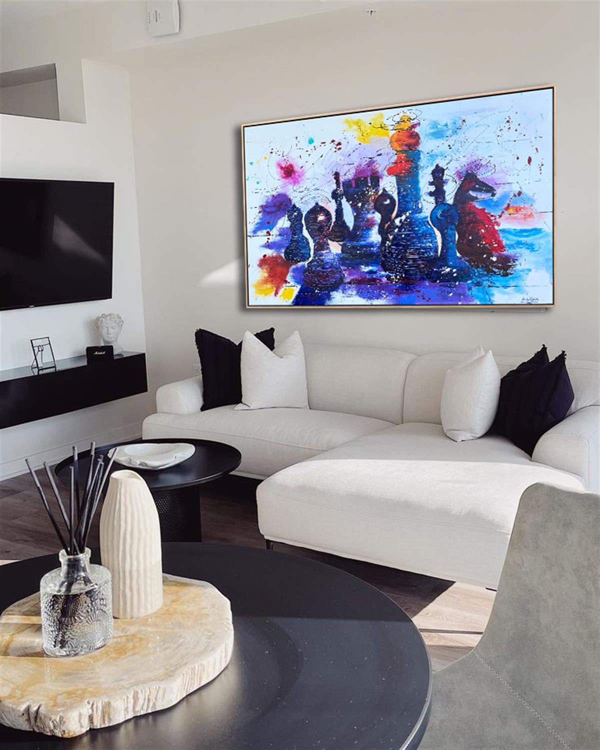Modern yağlı boya tablolarkozaart galeri | El yapımı orjinal yağlı boya tablo satış sitesi