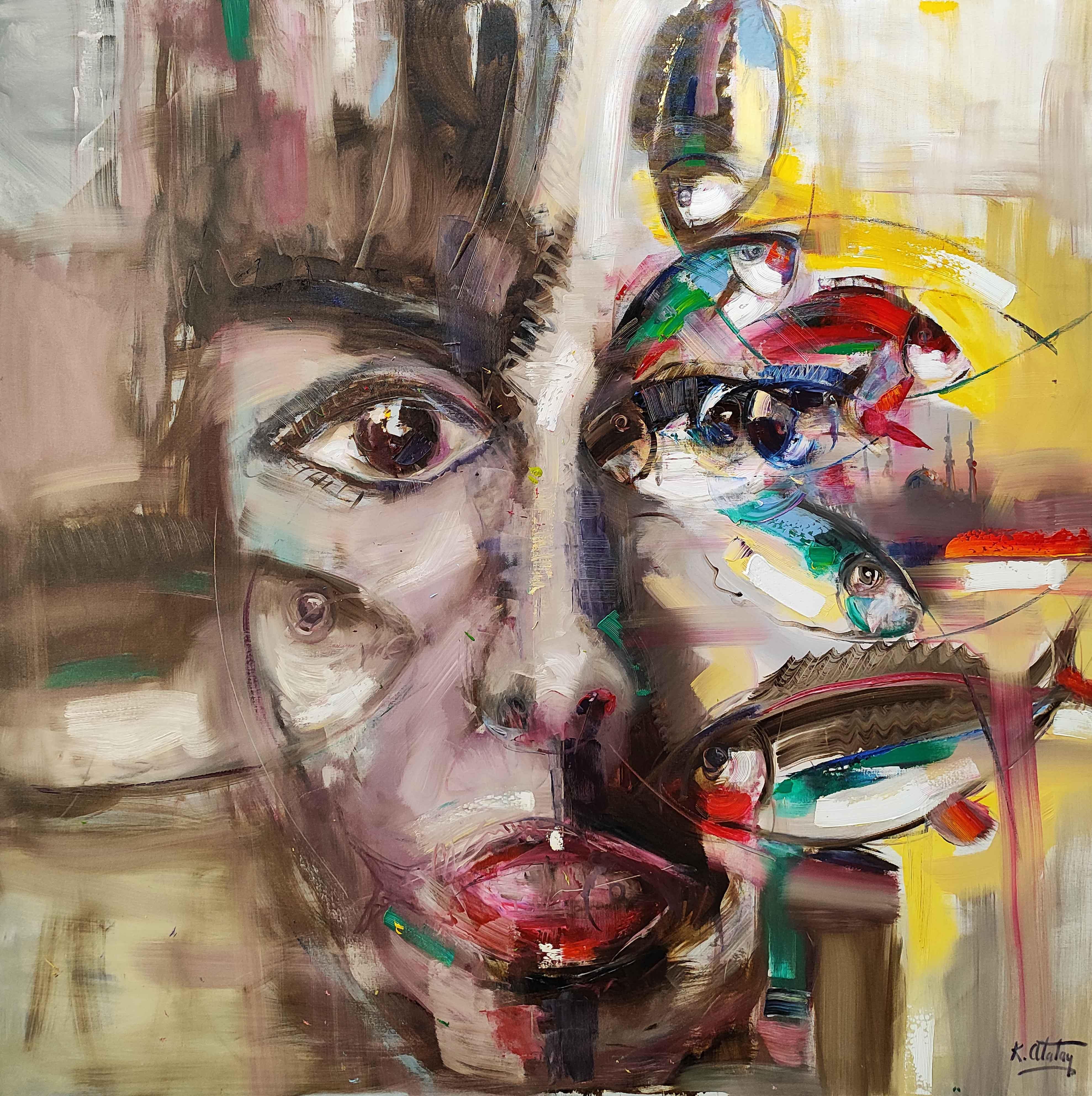 Modern yağlı boya tablolarkozaart galeri | El yapımı orjinal yağlı boya tablo satış sitesi