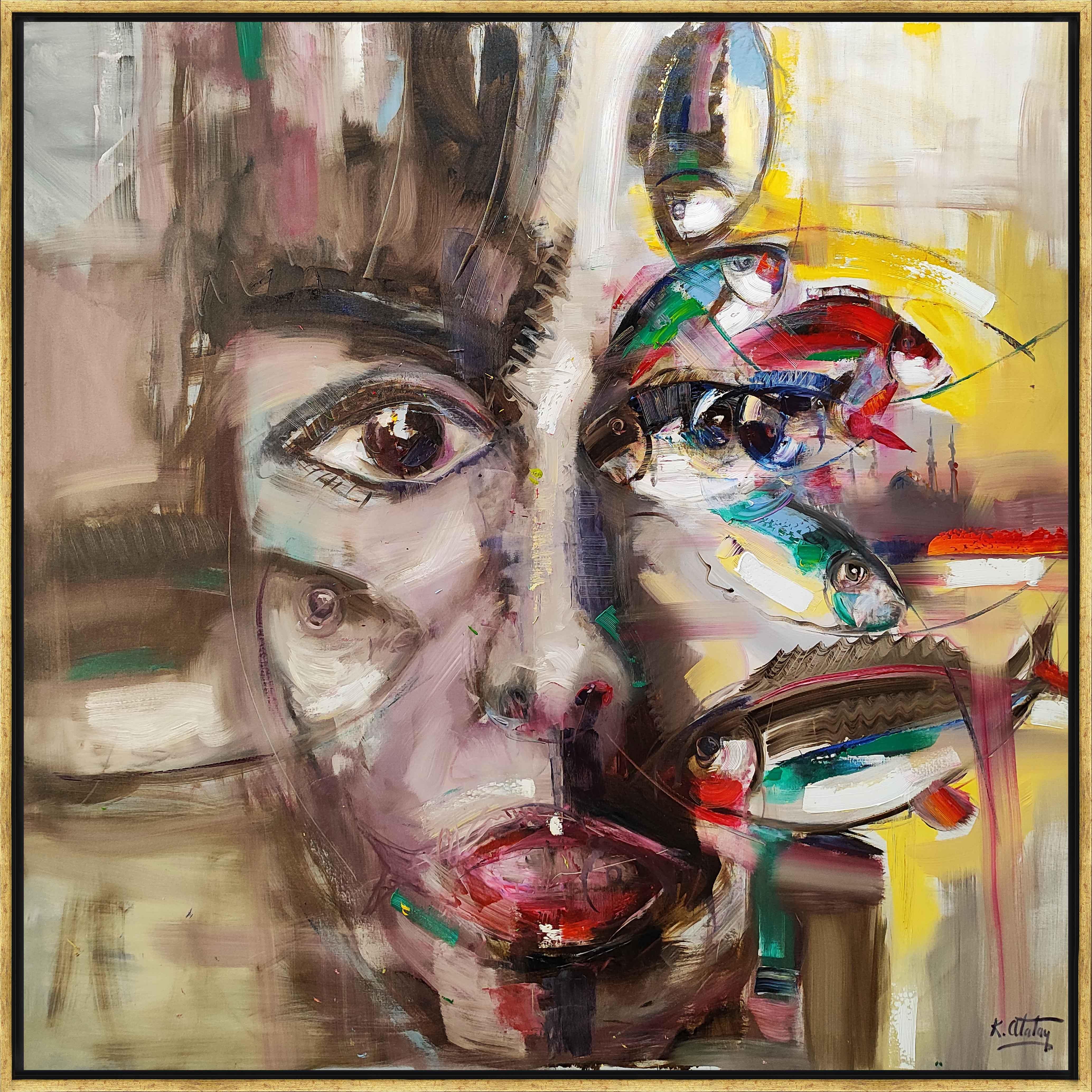 Modern yağlı boya tablolarkozaart galeri | El yapımı orjinal yağlı boya tablo satış sitesi