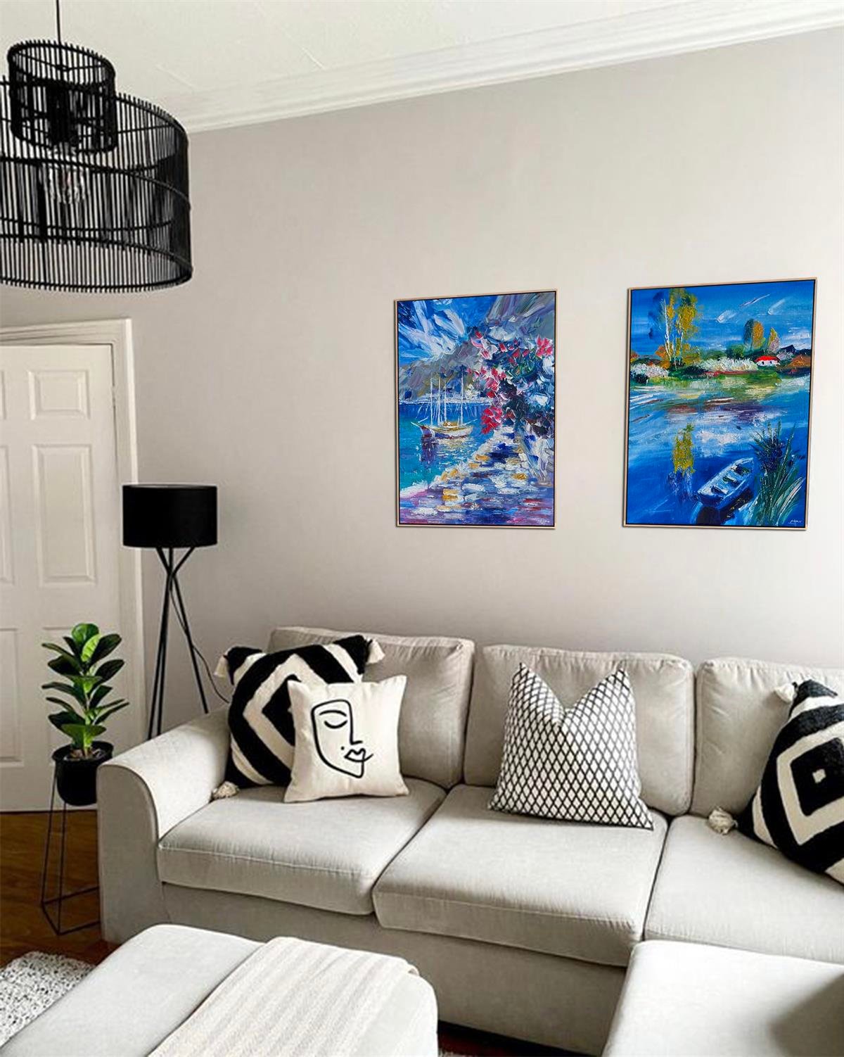 Modern yağlı boya tablolarkozaart galeri | El yapımı orjinal yağlı boya tablo satış sitesi