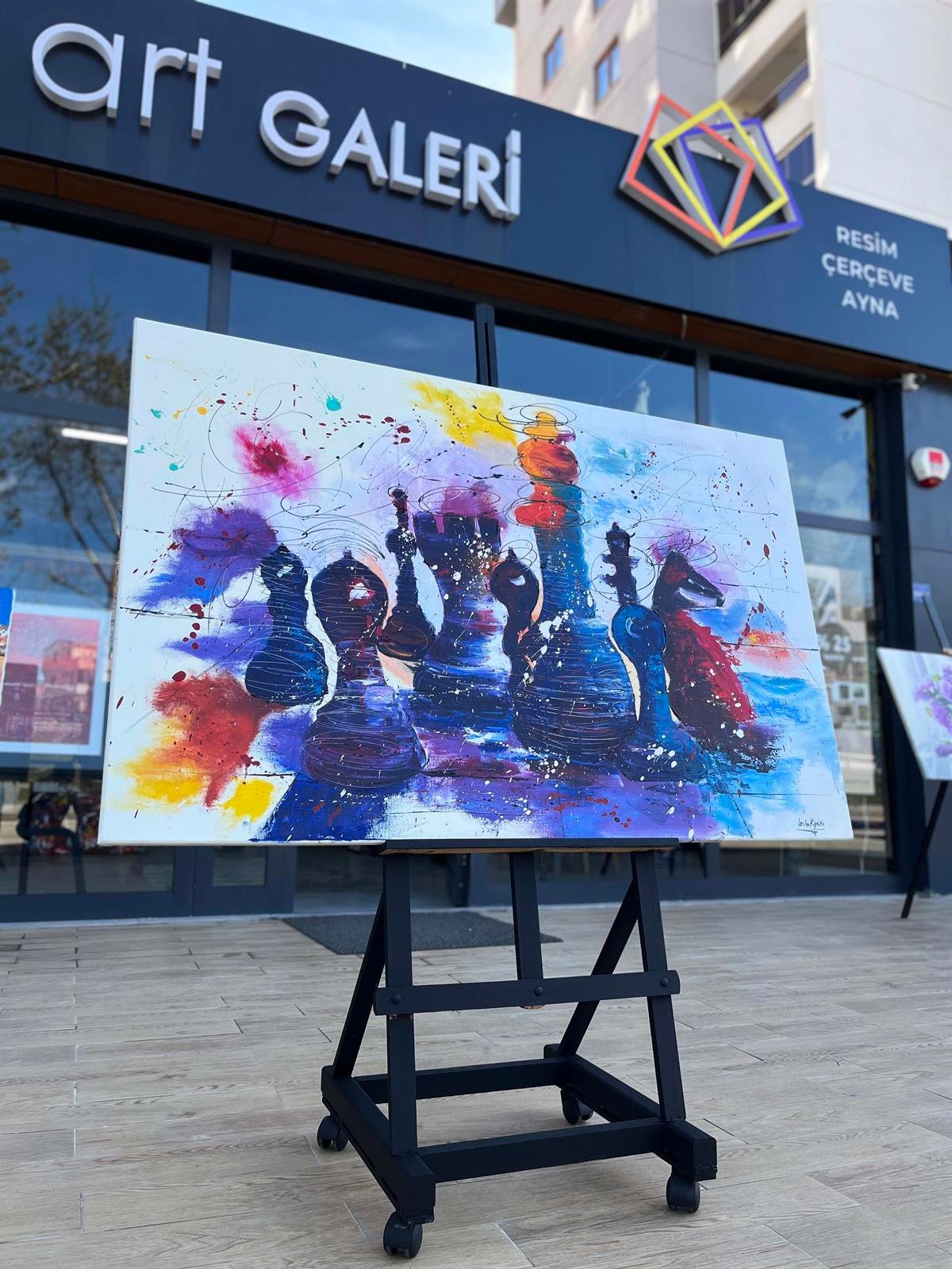 Modern yağlı boya tablolarkozaart galeri | El yapımı orjinal yağlı boya tablo satış sitesi