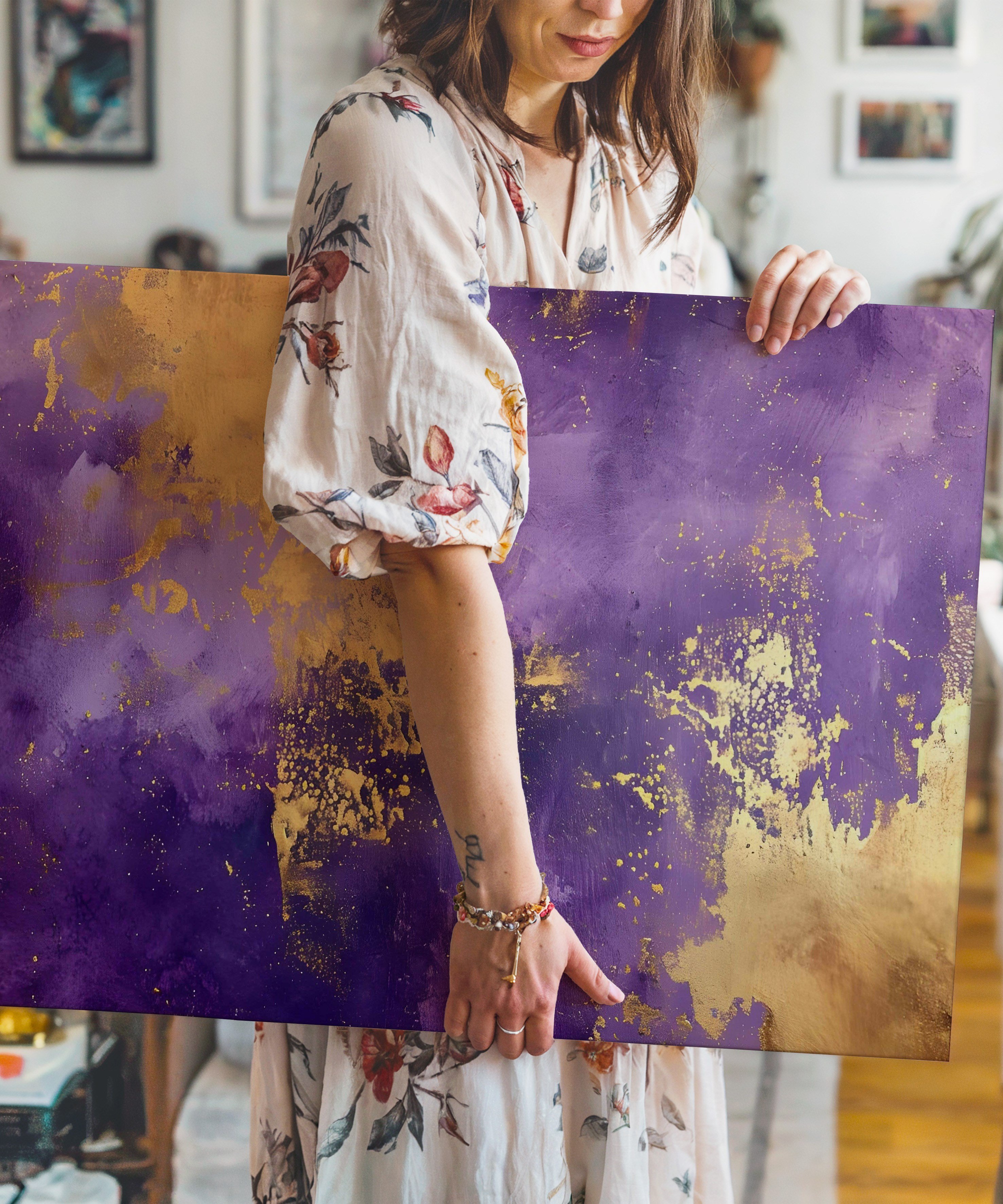 Morun Mührü | Yağlı Boya Dokulu Canvas Baskı