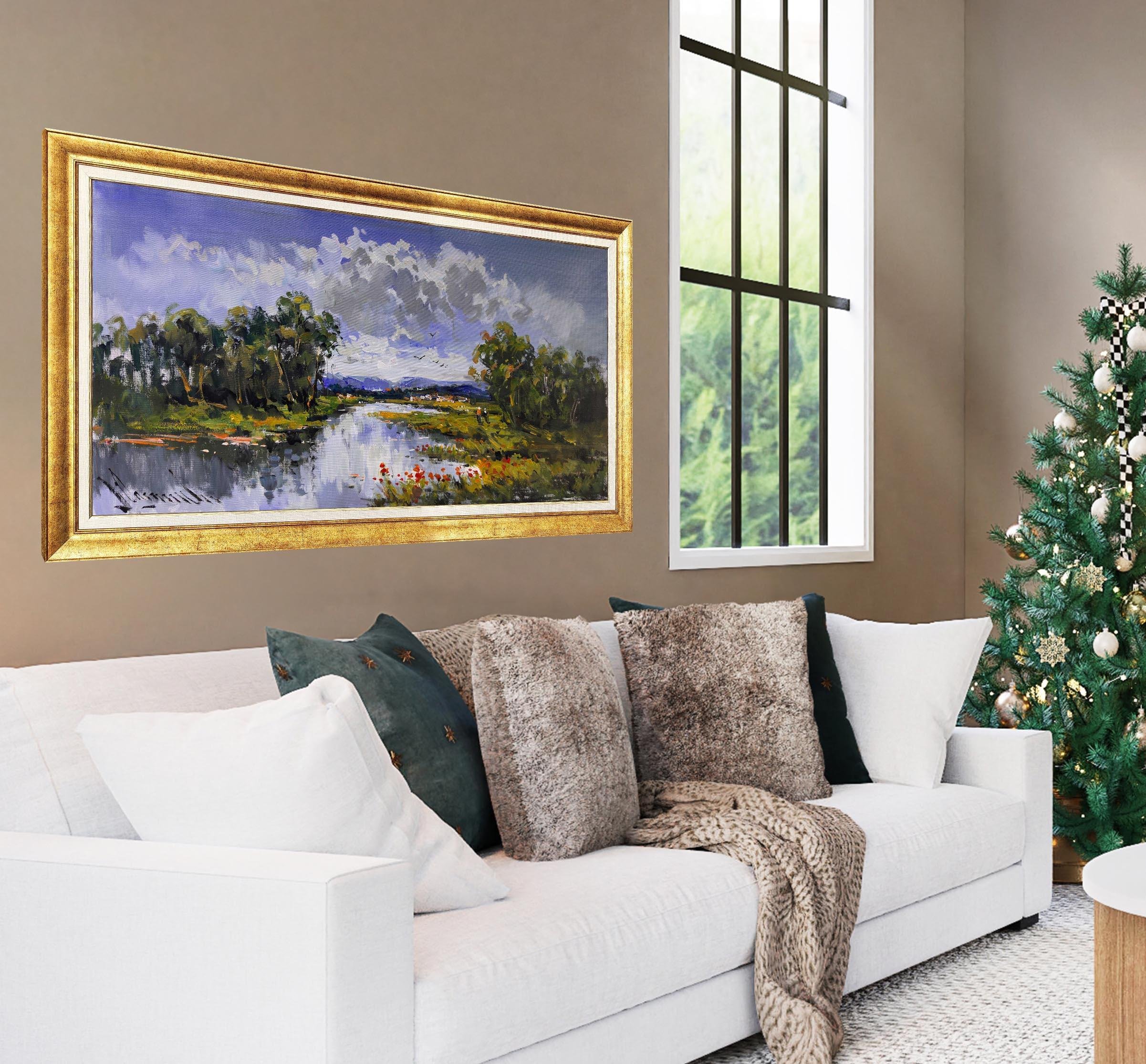 Nehirdeki Gelincikler | Yağlı Boya Tablo