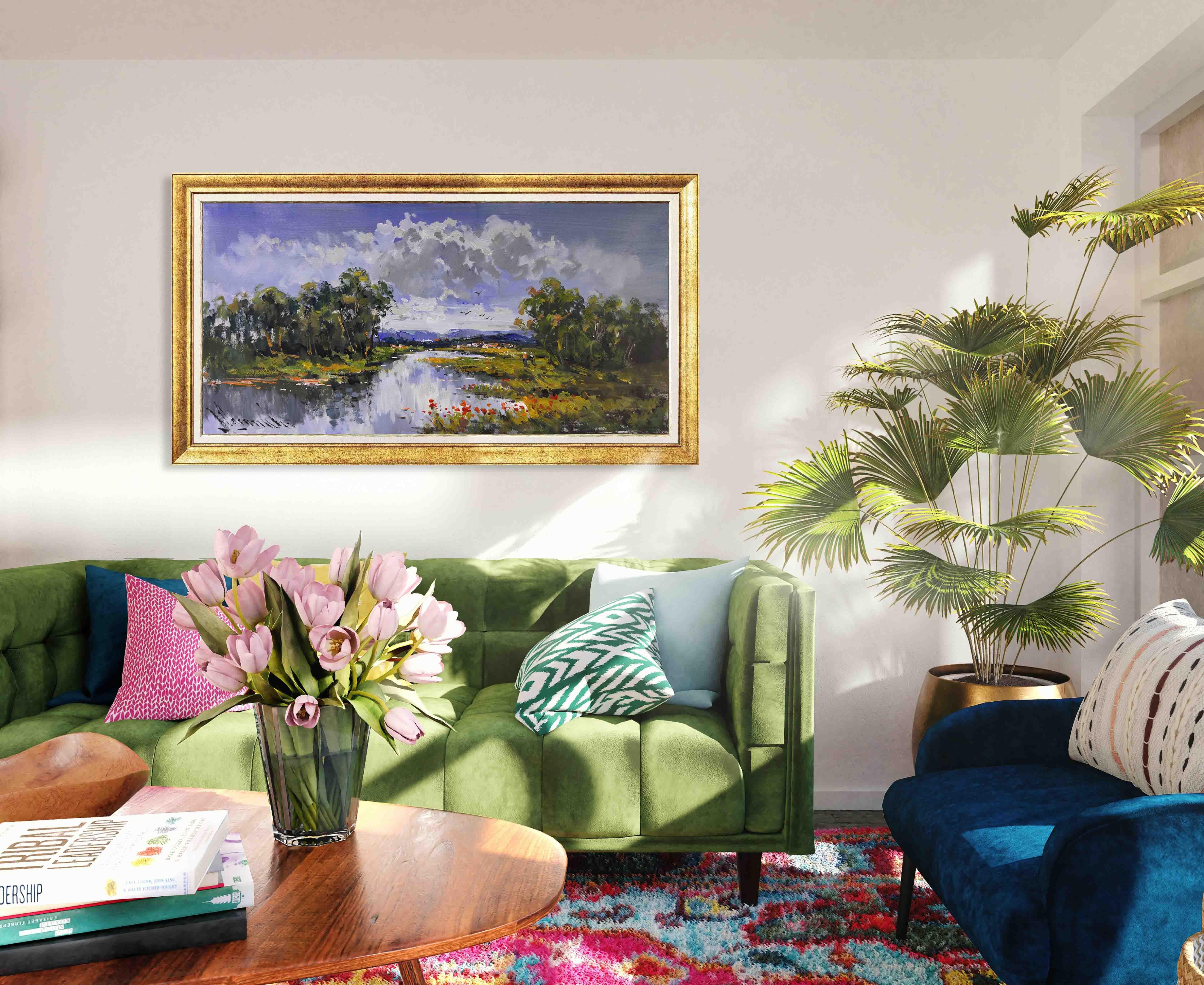 Nehirdeki Gelincikler | Yağlı Boya Tablo