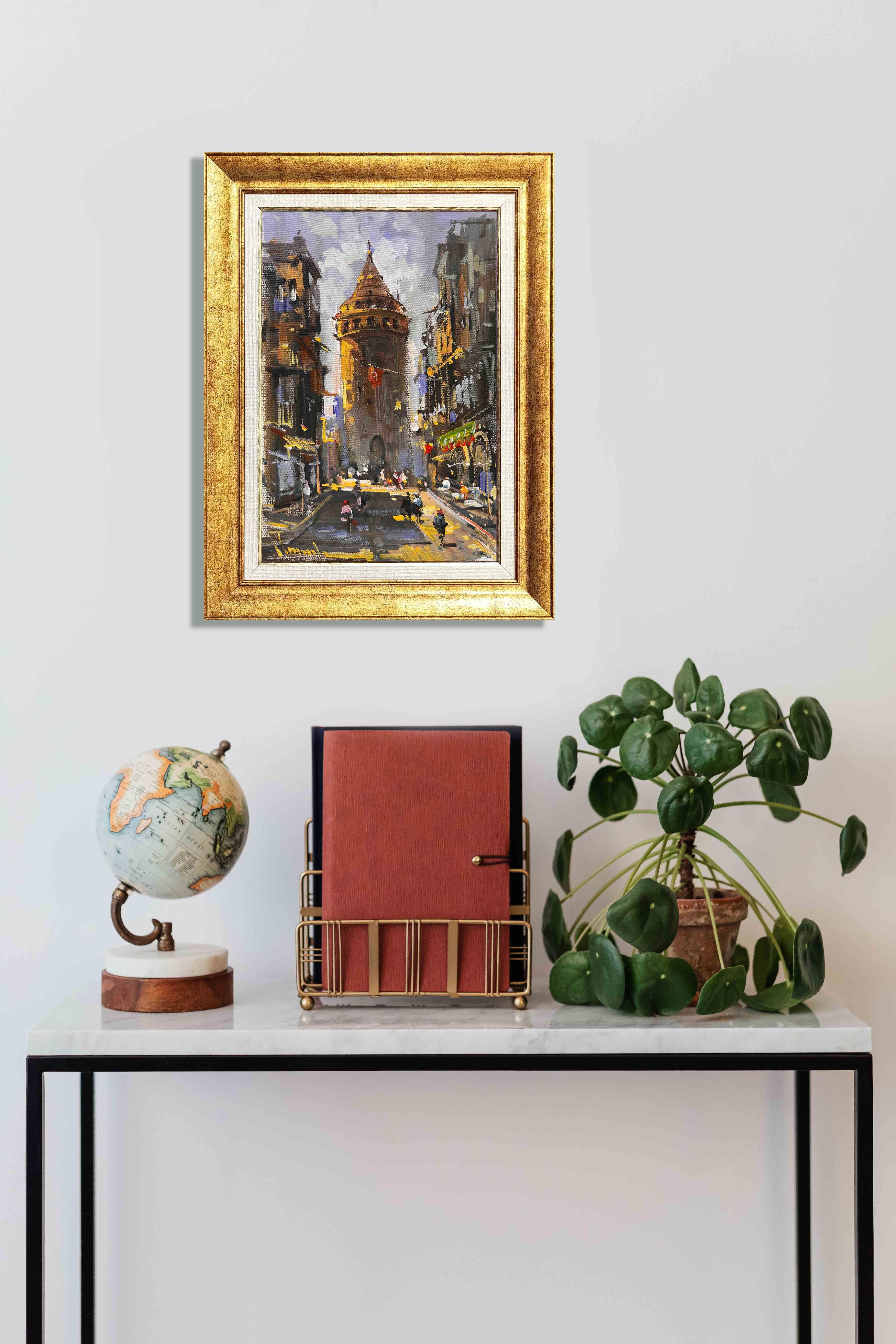 Nostalji Galata | Yağlı Boya Tablo