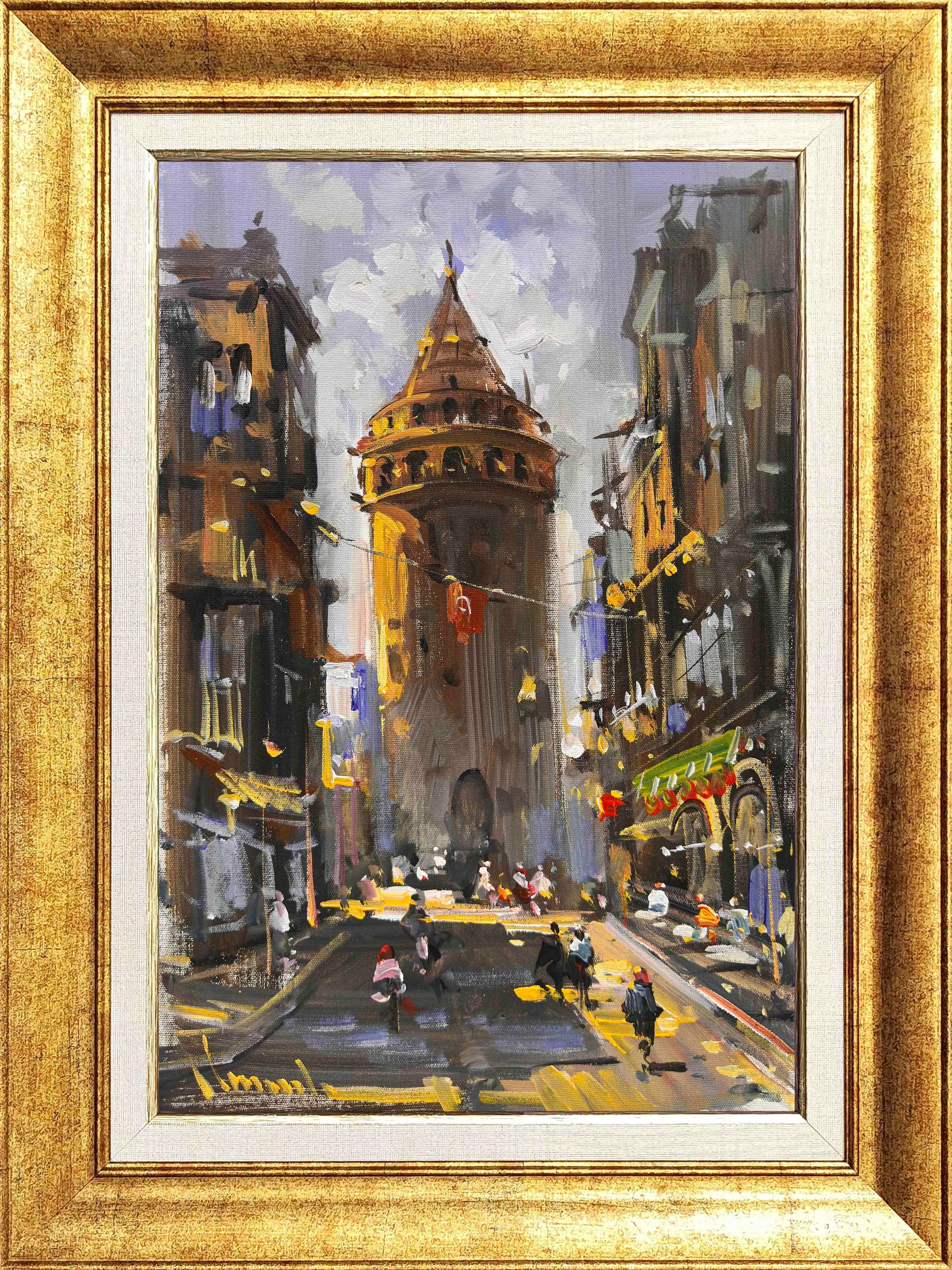 Nostalji Galata | Yağlı Boya Tablo