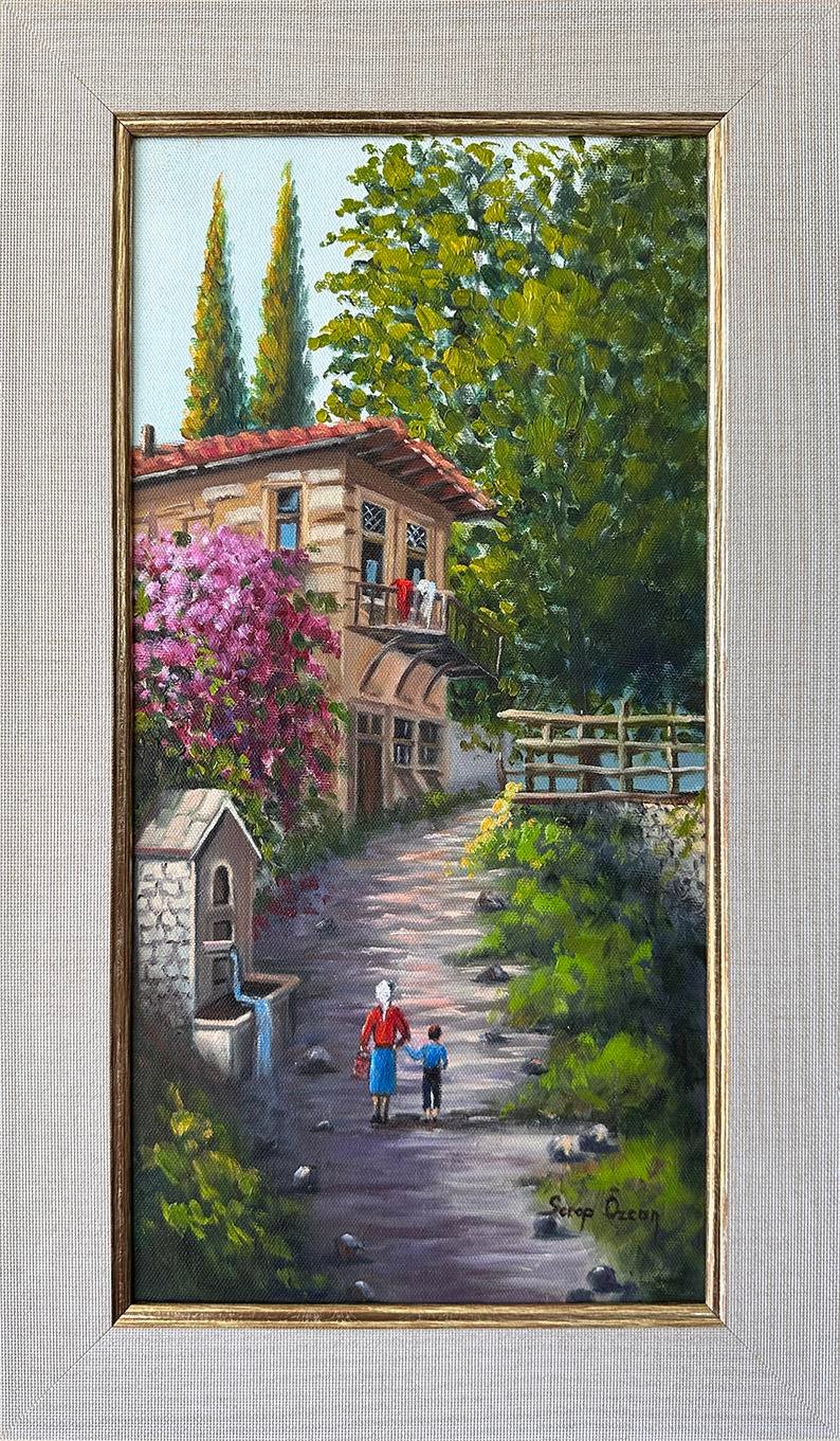 Nostaljik Ev | Yağlı Boya Tablo 