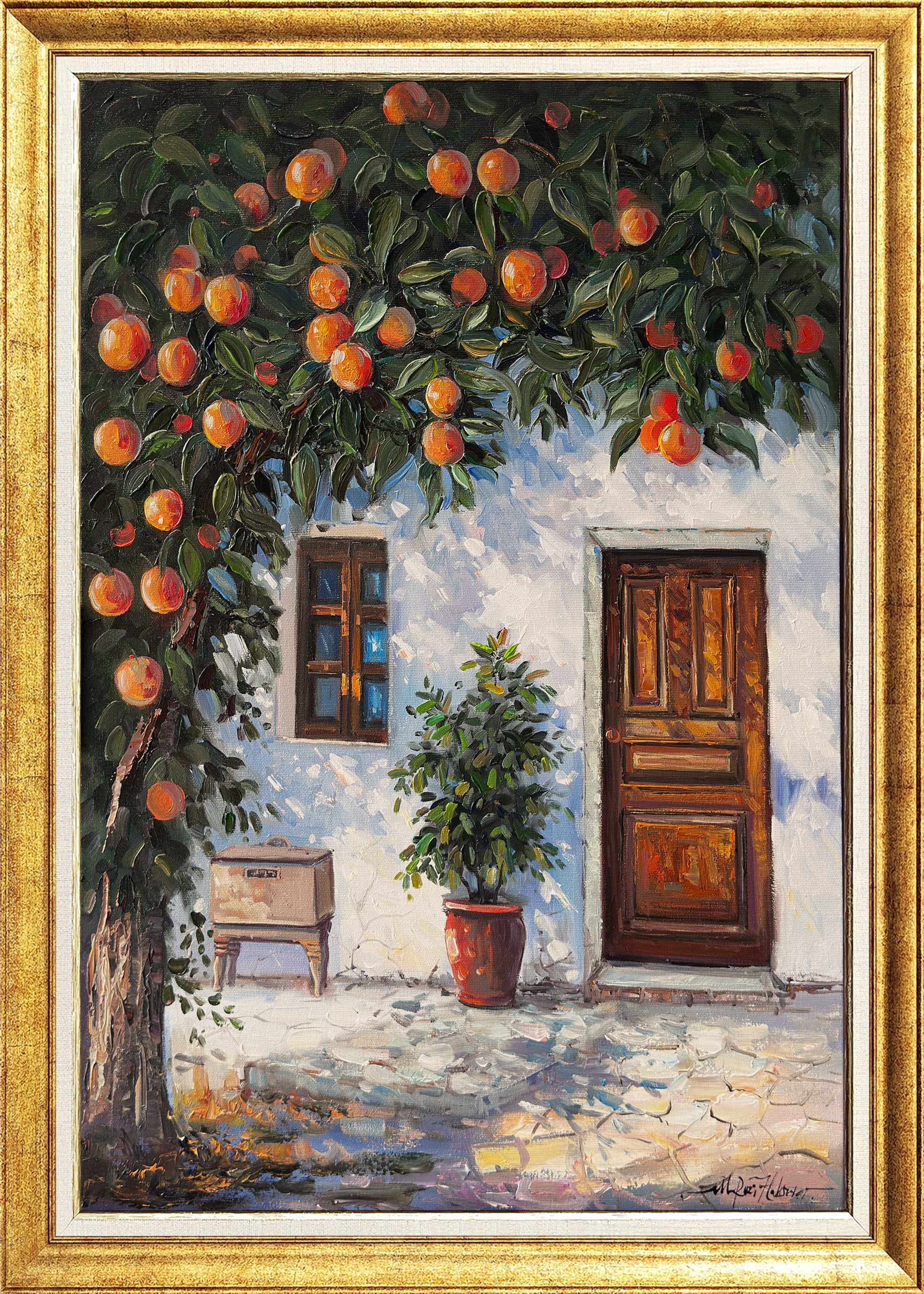 Portakal Ağacı| Yağlı Boya Tablo