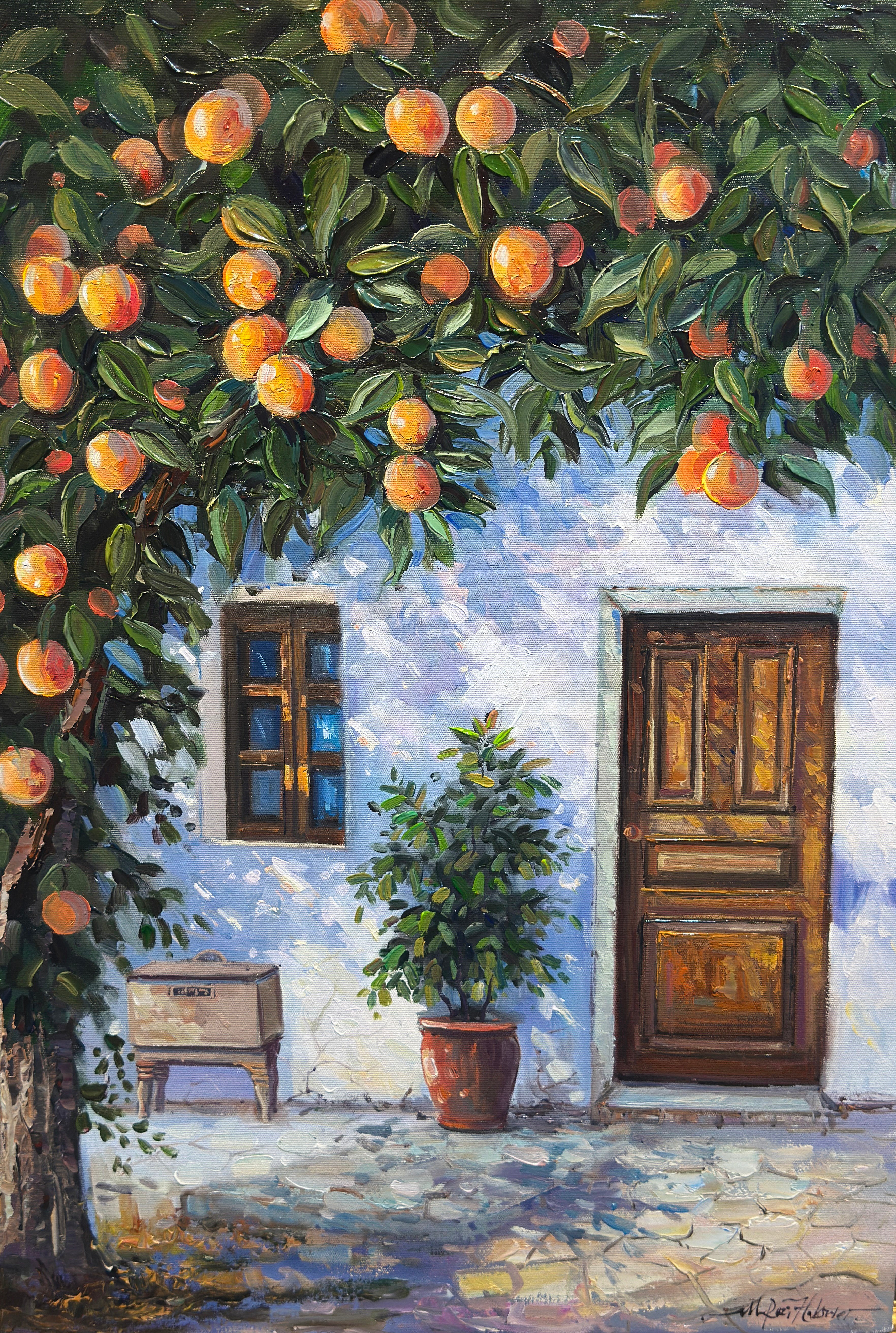 Portakal Ağacı| Yağlı Boya Tablo