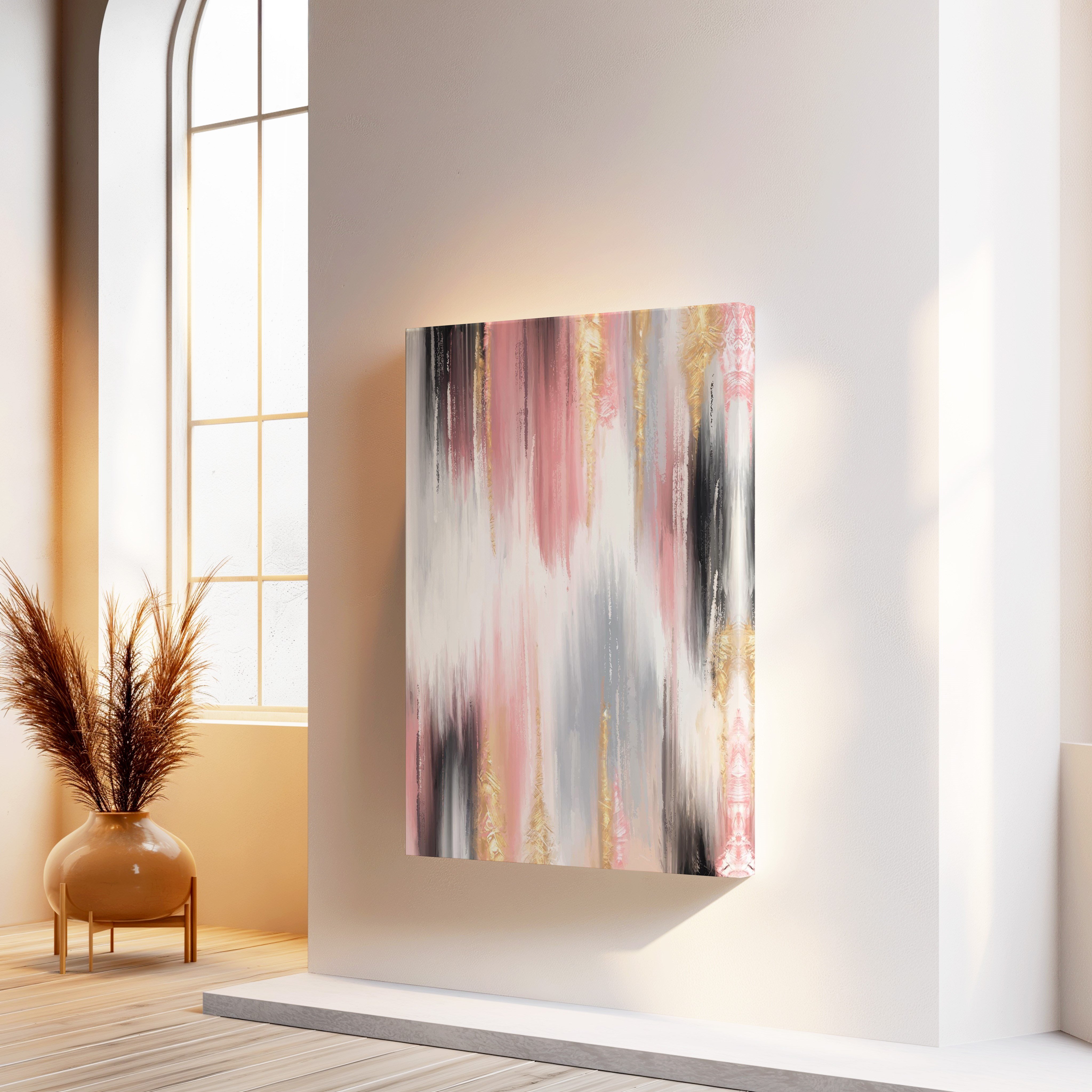 Pudra Düşler | Yağlı Boya Dokulu Canvas Baskı