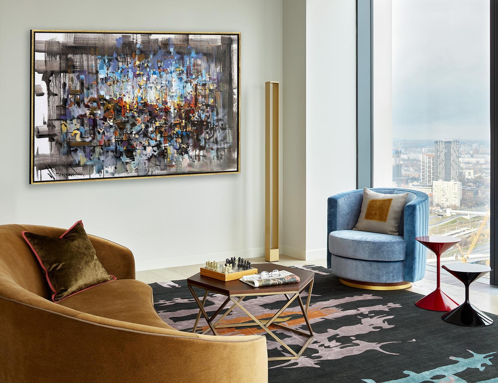 Renk Sıçraması | Yağlı Boya Tablo 