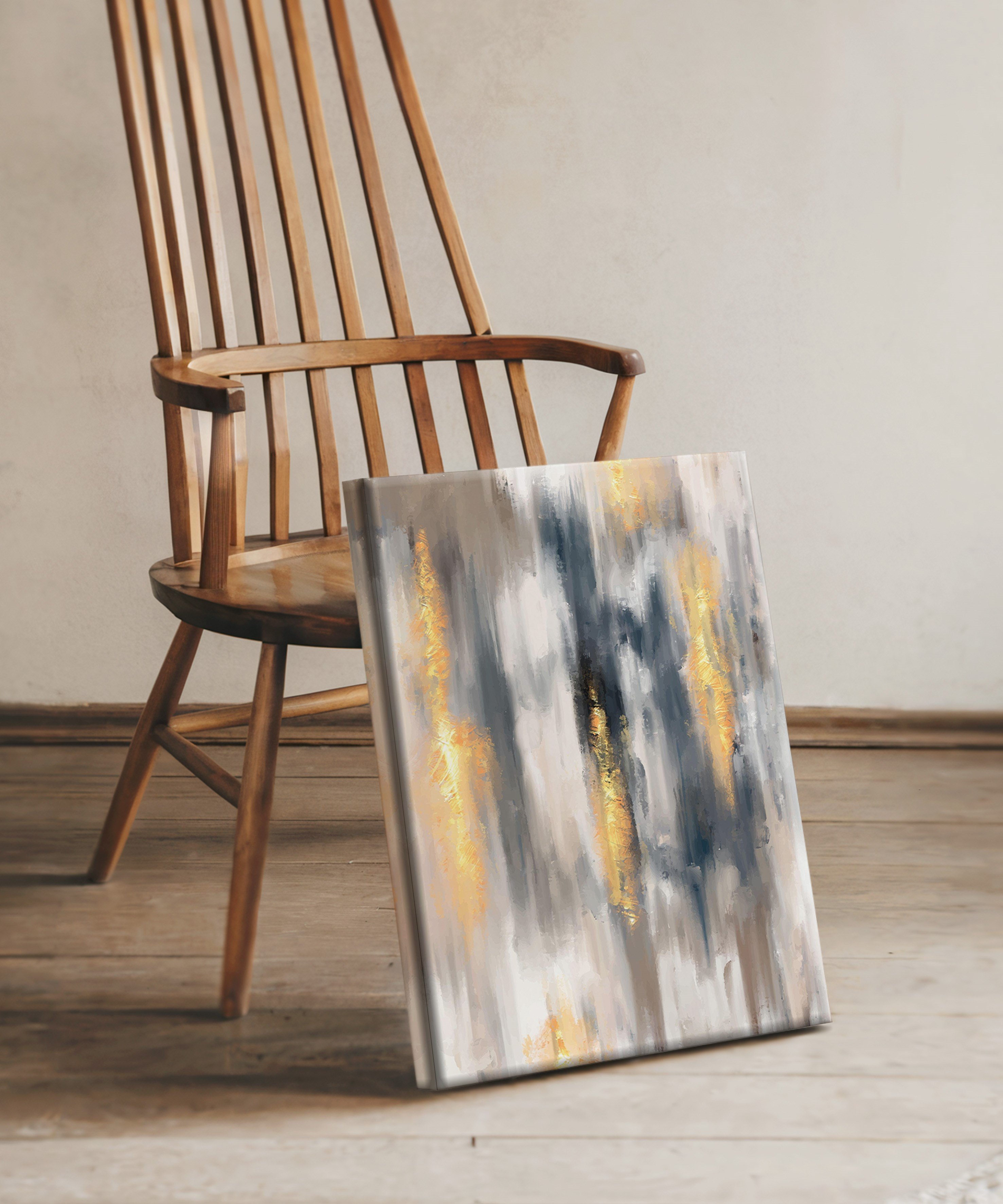 Saklı Aydınlık | Yağlı Boya Dokulu Canvas Baskı