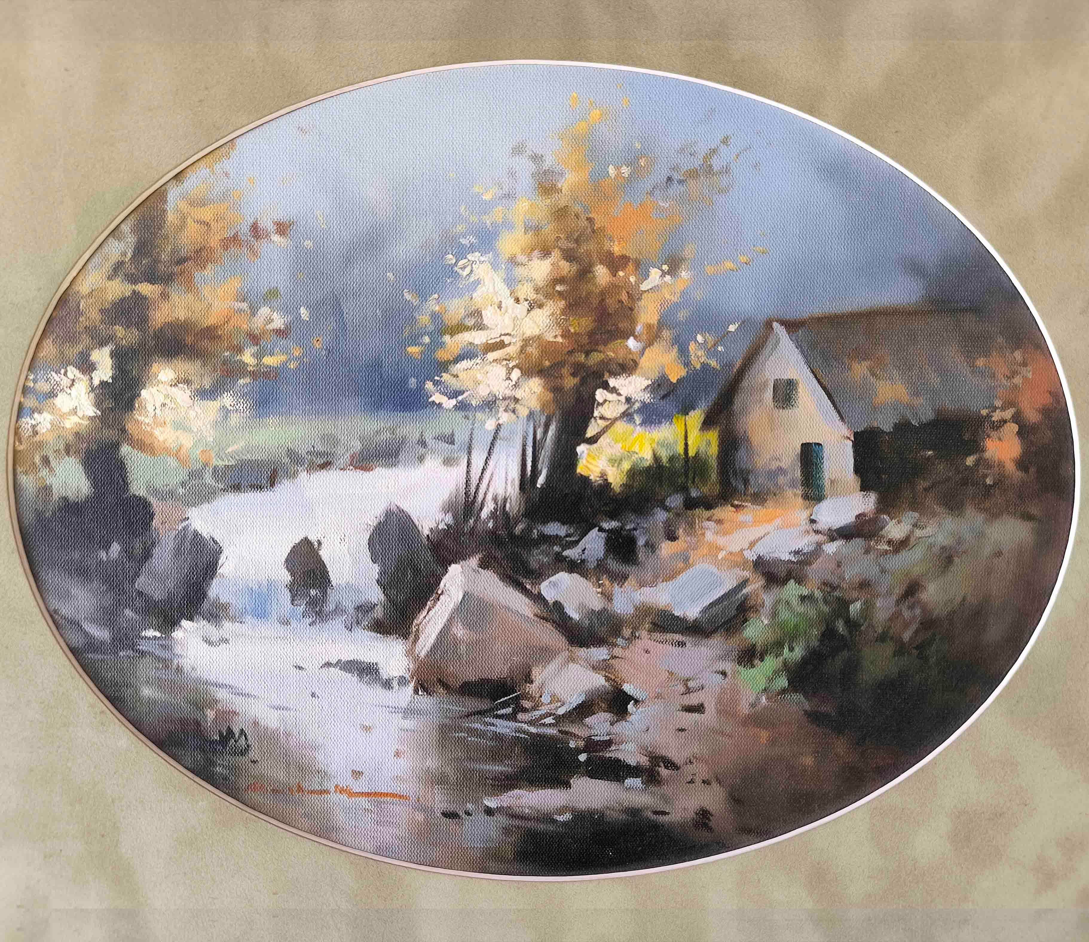 Saklı Ev | Yağlı Boya Tablo