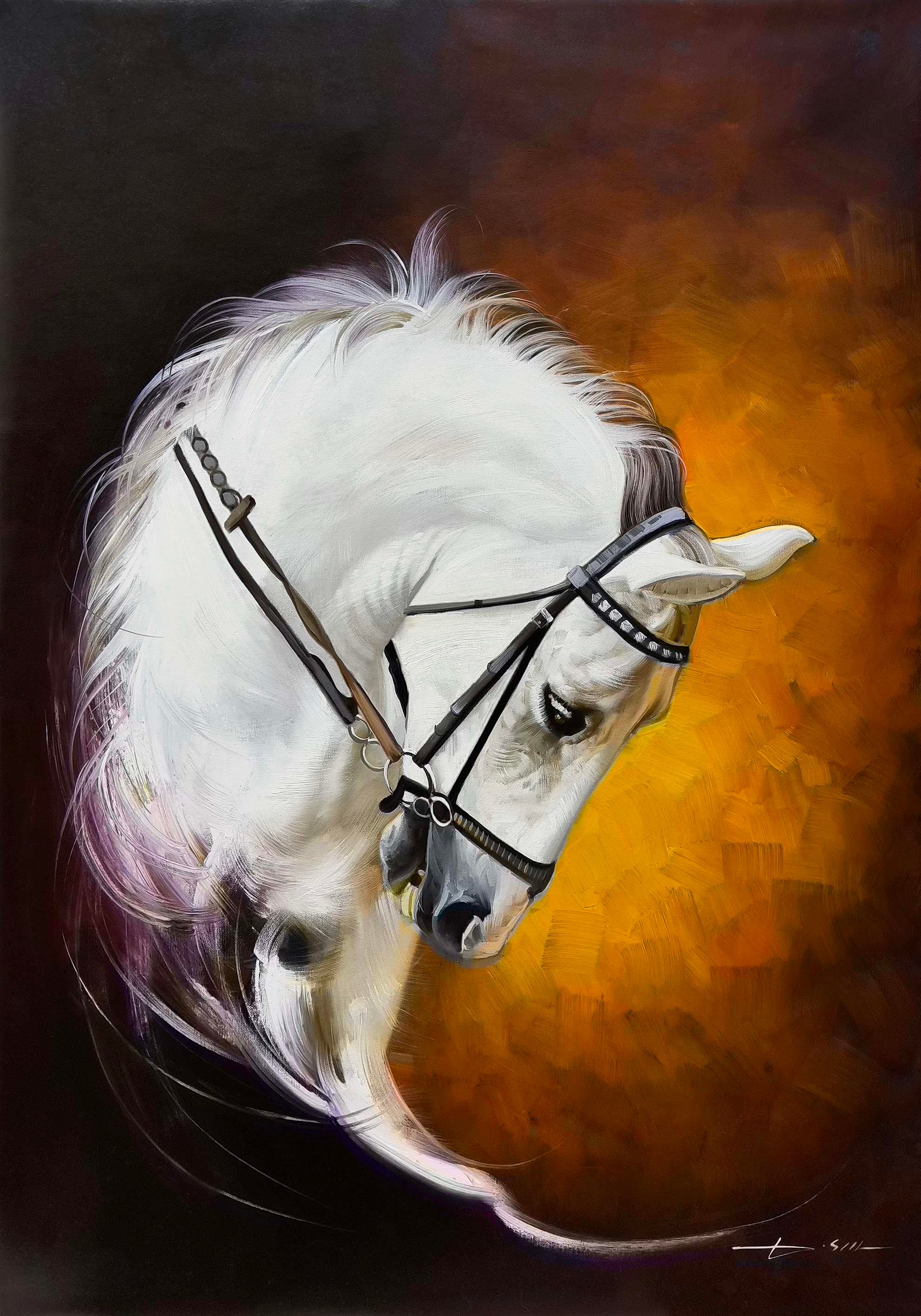 Şampiyon At | Yağlı Boya Tablo