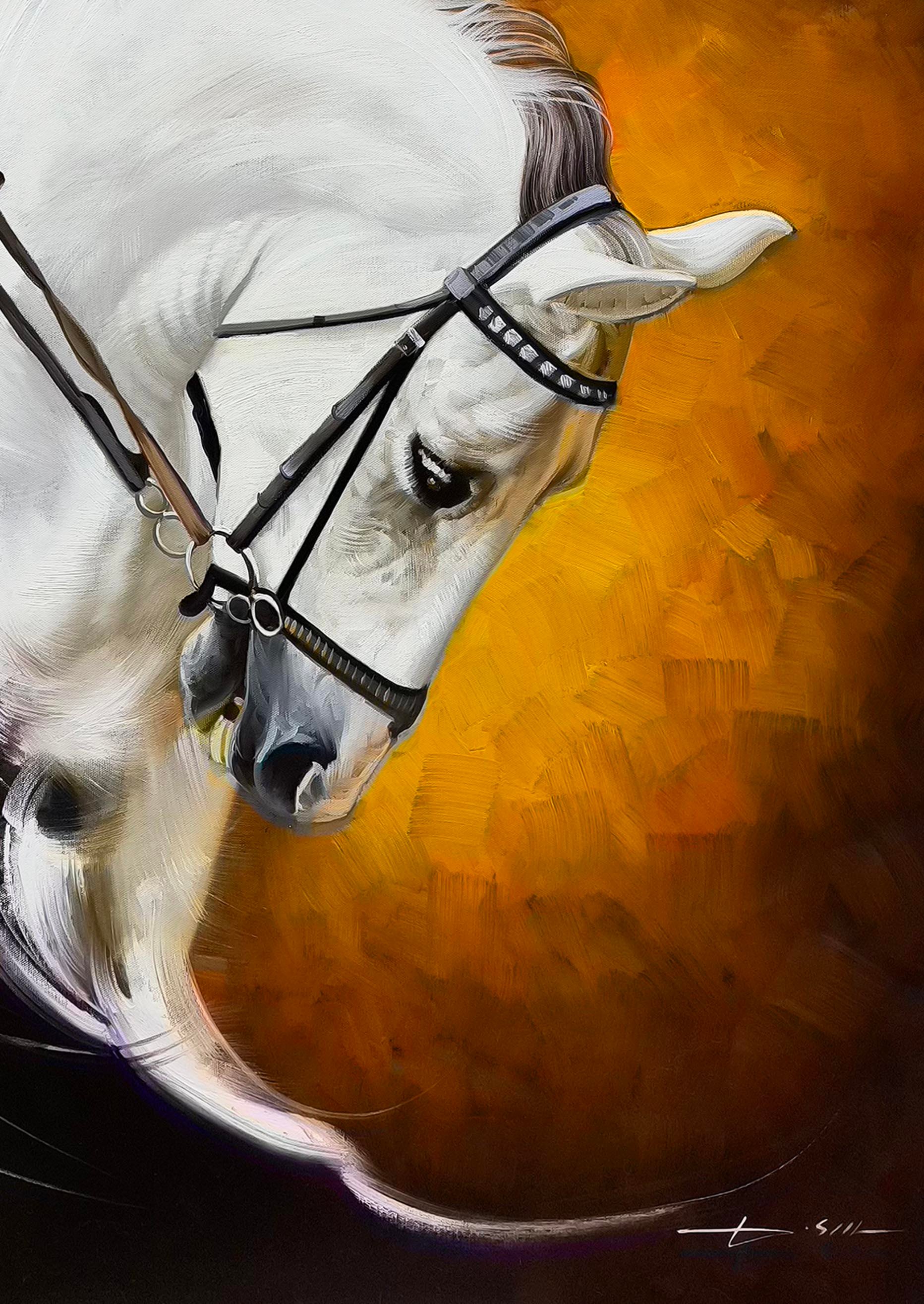 Şampiyon At | Yağlı Boya Tablo