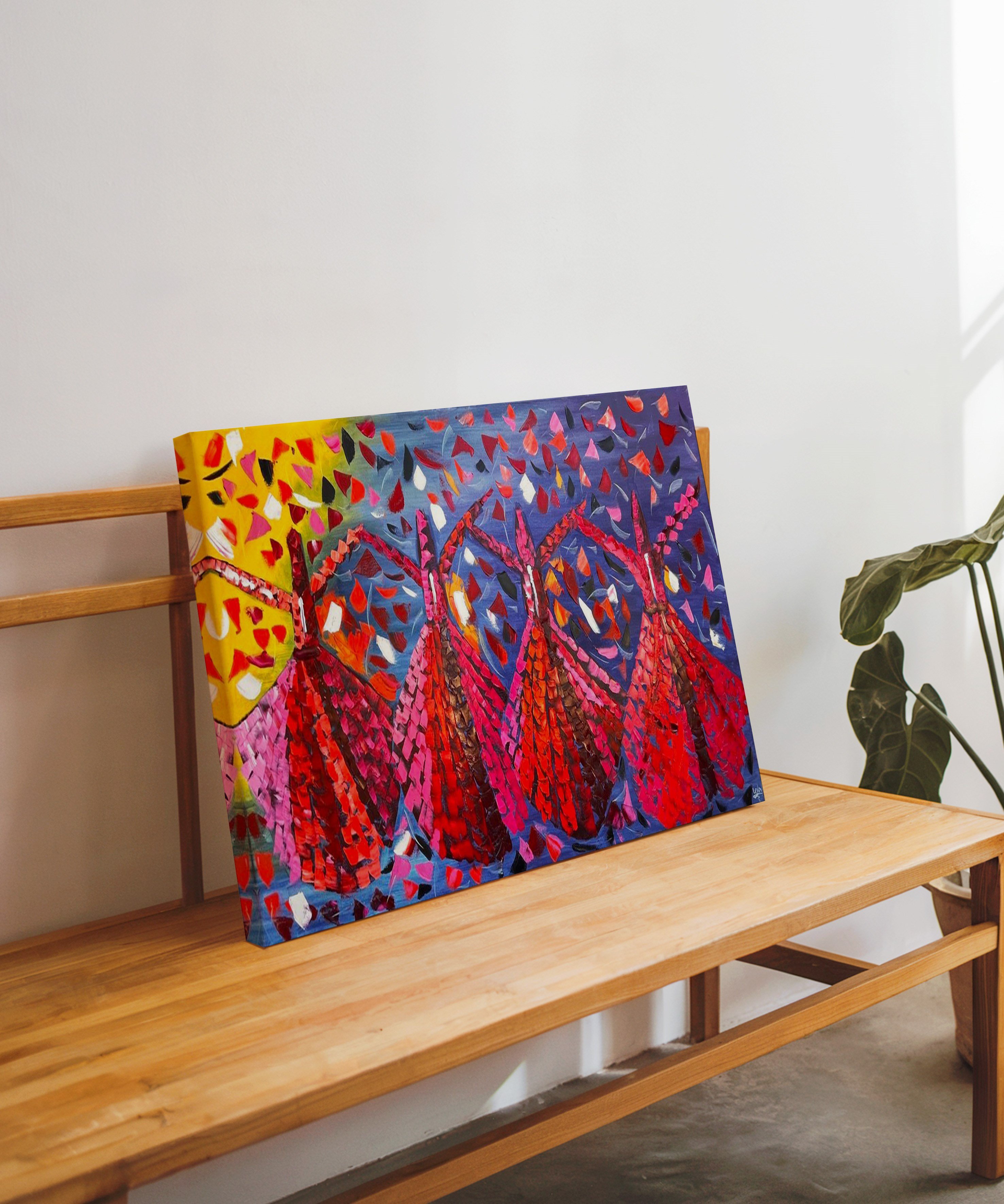 Sema'nın Ritmi  | Yağlı Boya Dokulu Canvas Baskı