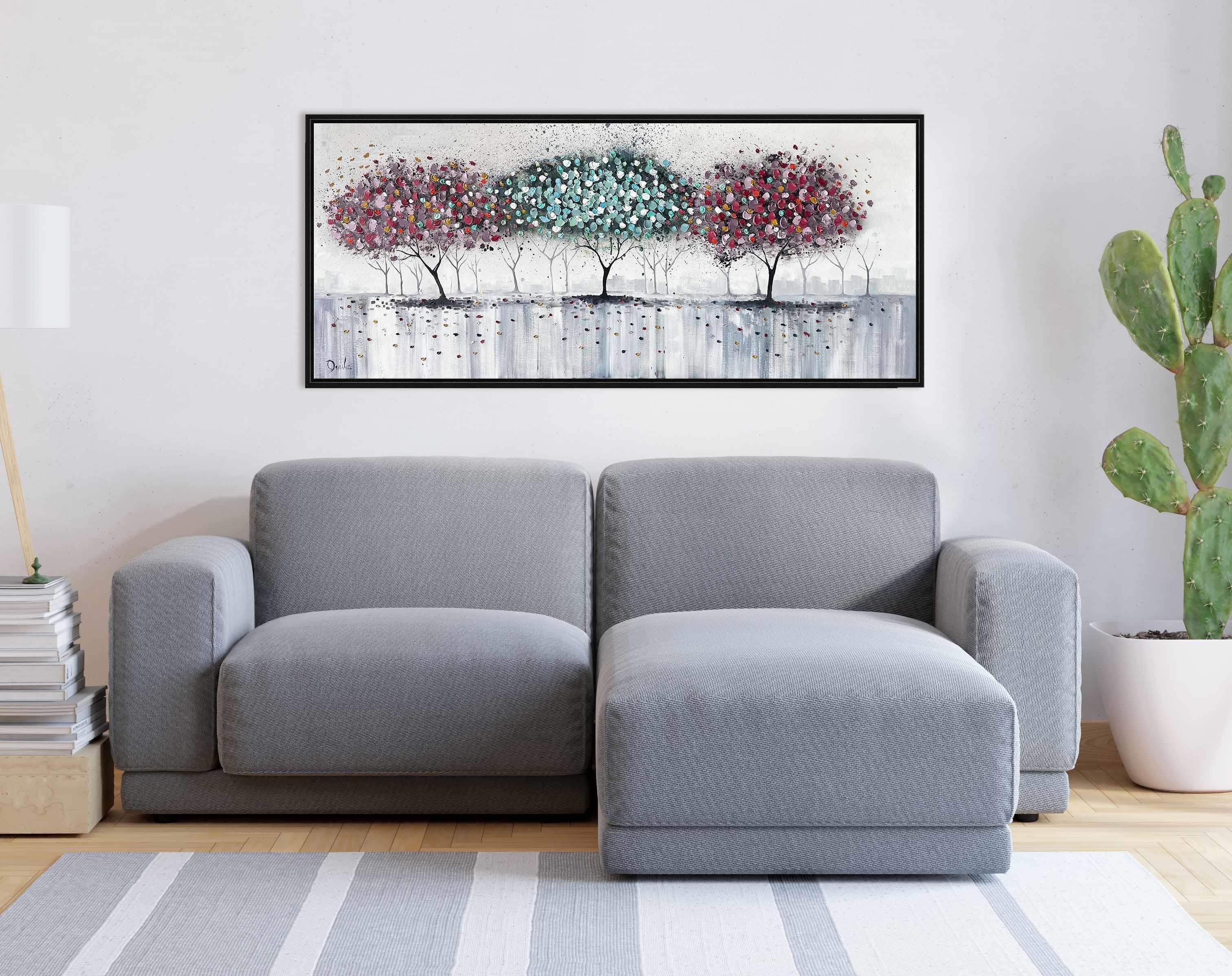 Sempatik Ağaçlar | Yağlı Boya Tablo 