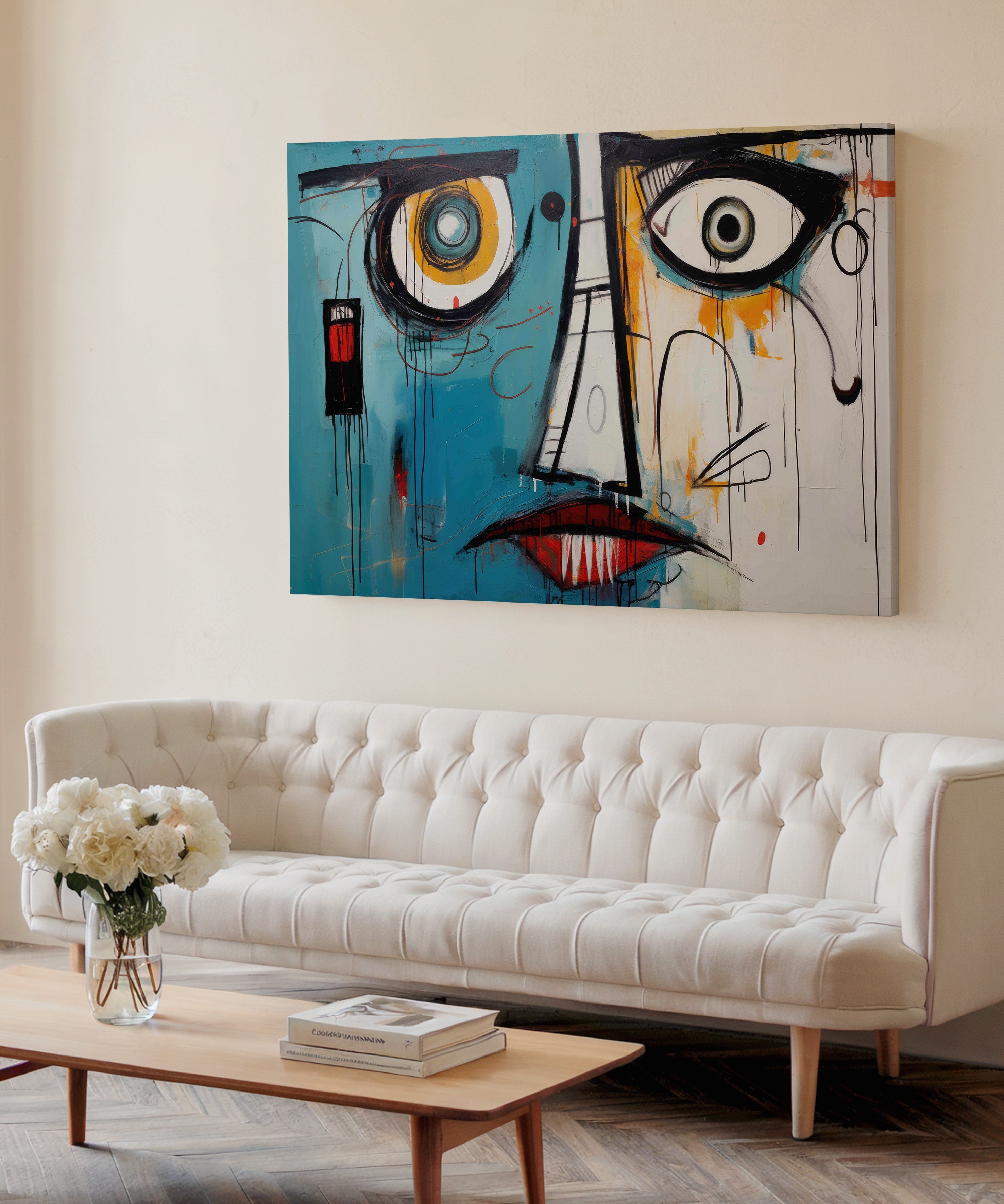 Sessiz Çığlık | Yağlı Boya Dokulu Canvas Baskı