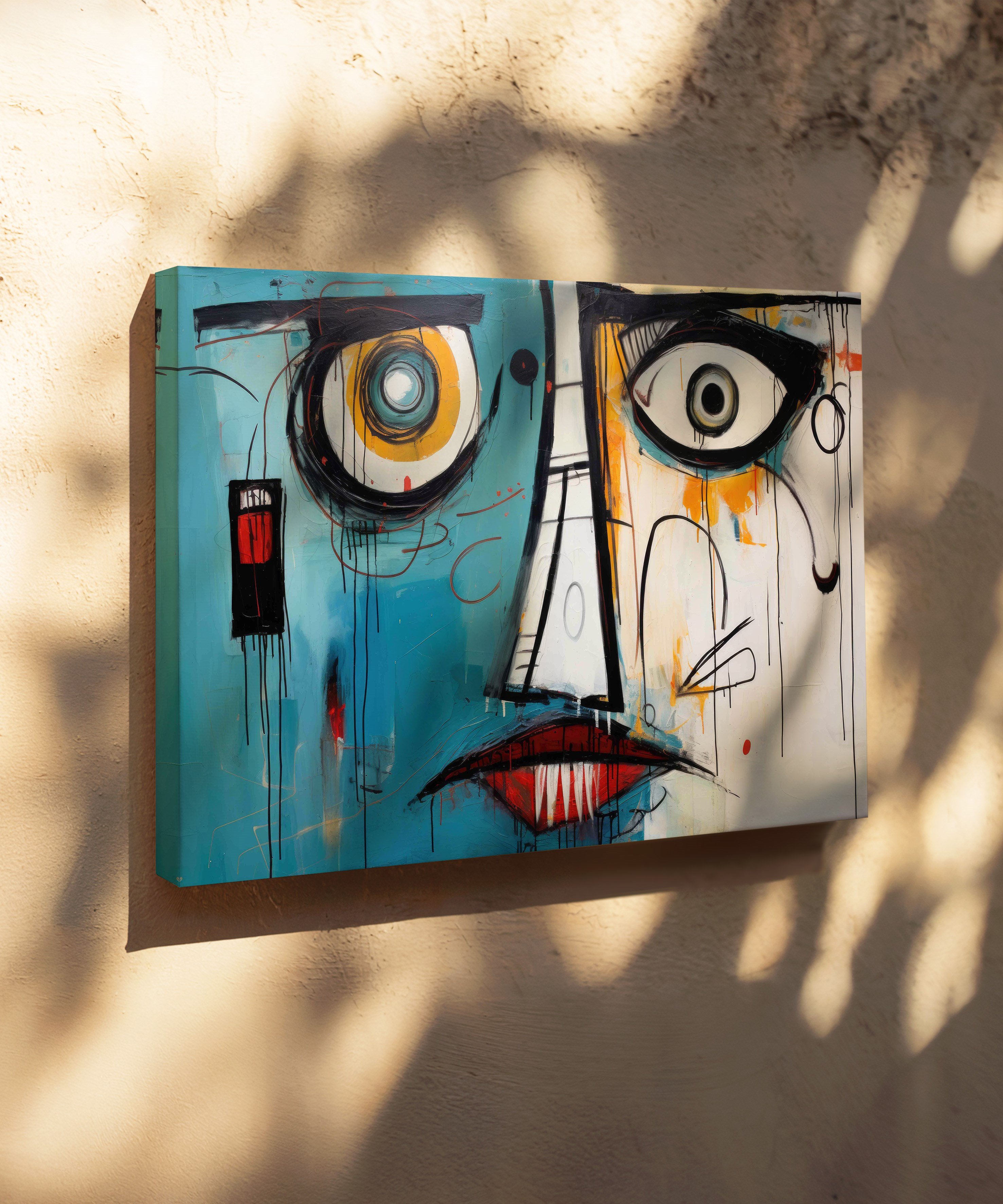 Sessiz Çığlık | Yağlı Boya Dokulu Canvas Baskı