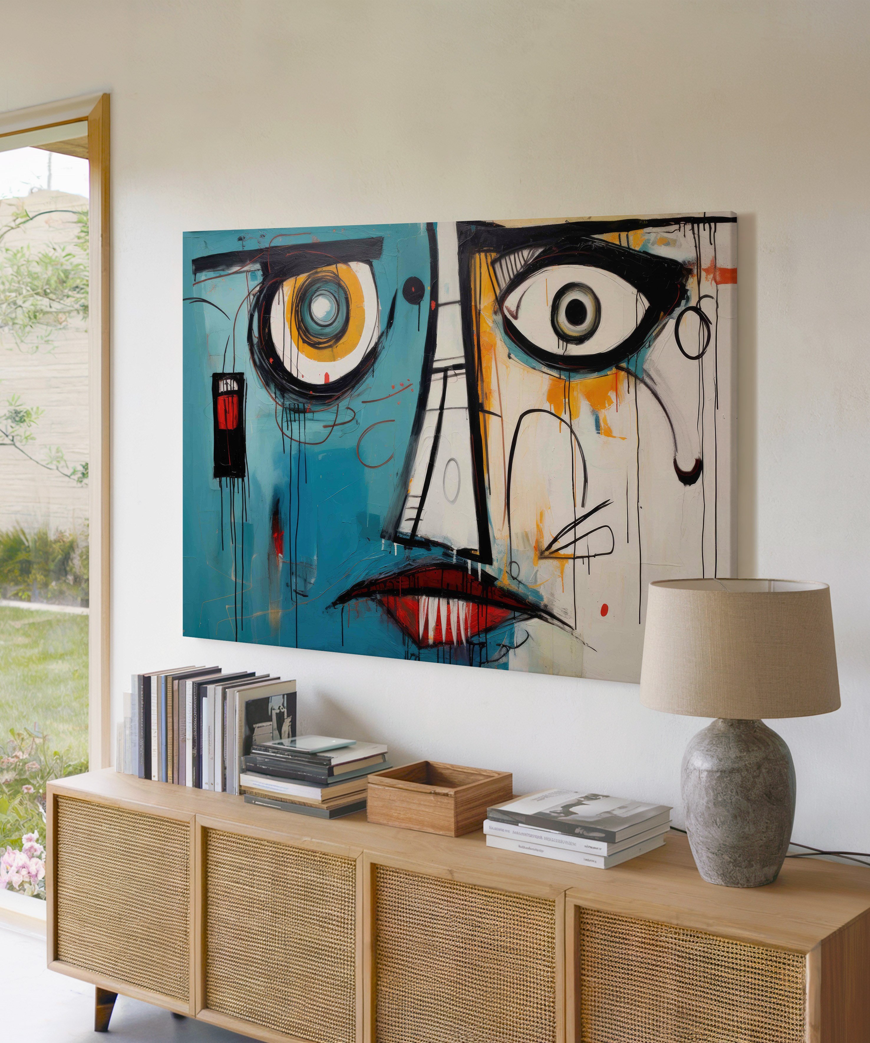 Sessiz Çığlık | Yağlı Boya Dokulu Canvas Baskı