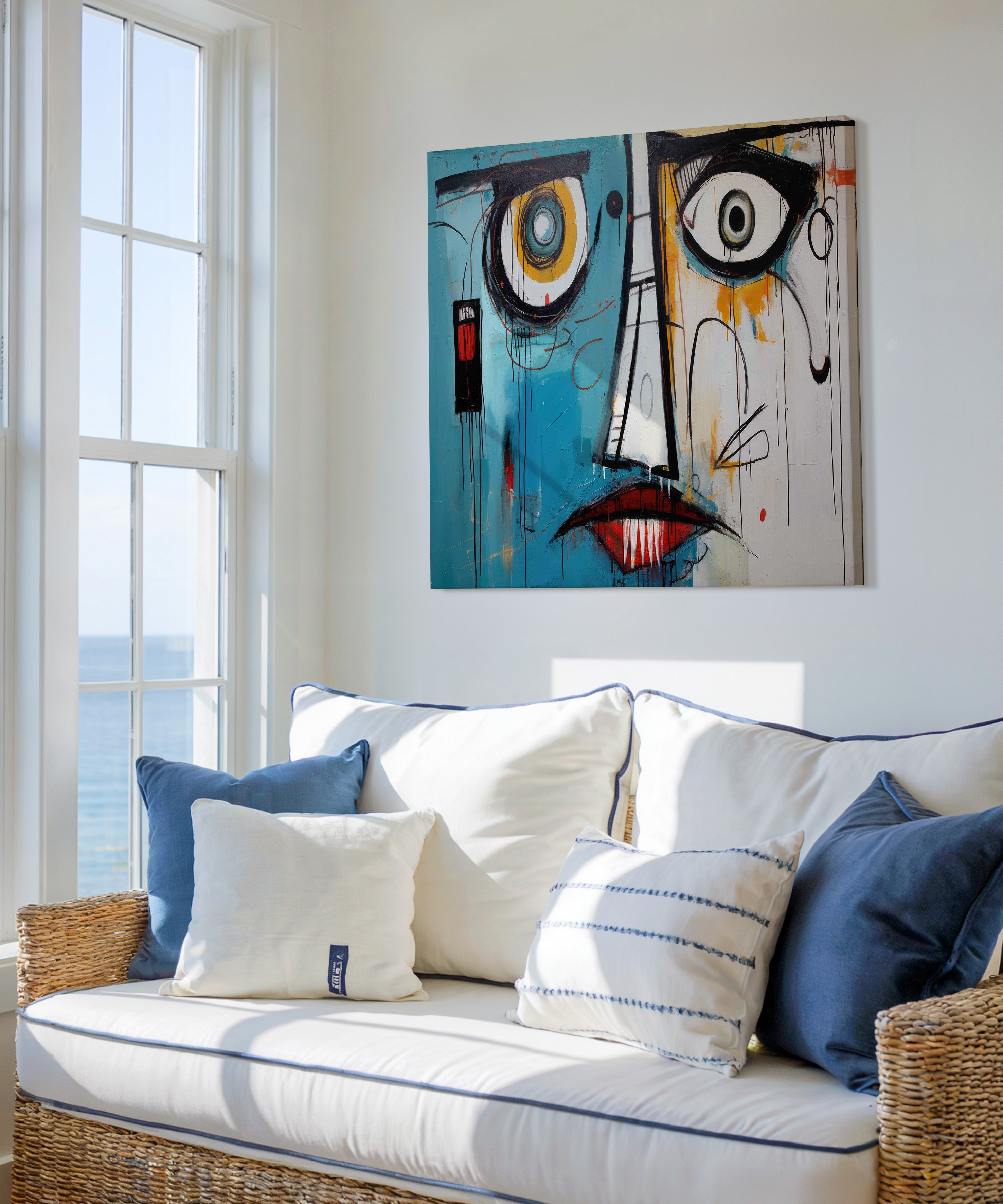Sessiz Çığlık | Yağlı Boya Dokulu Canvas Baskı