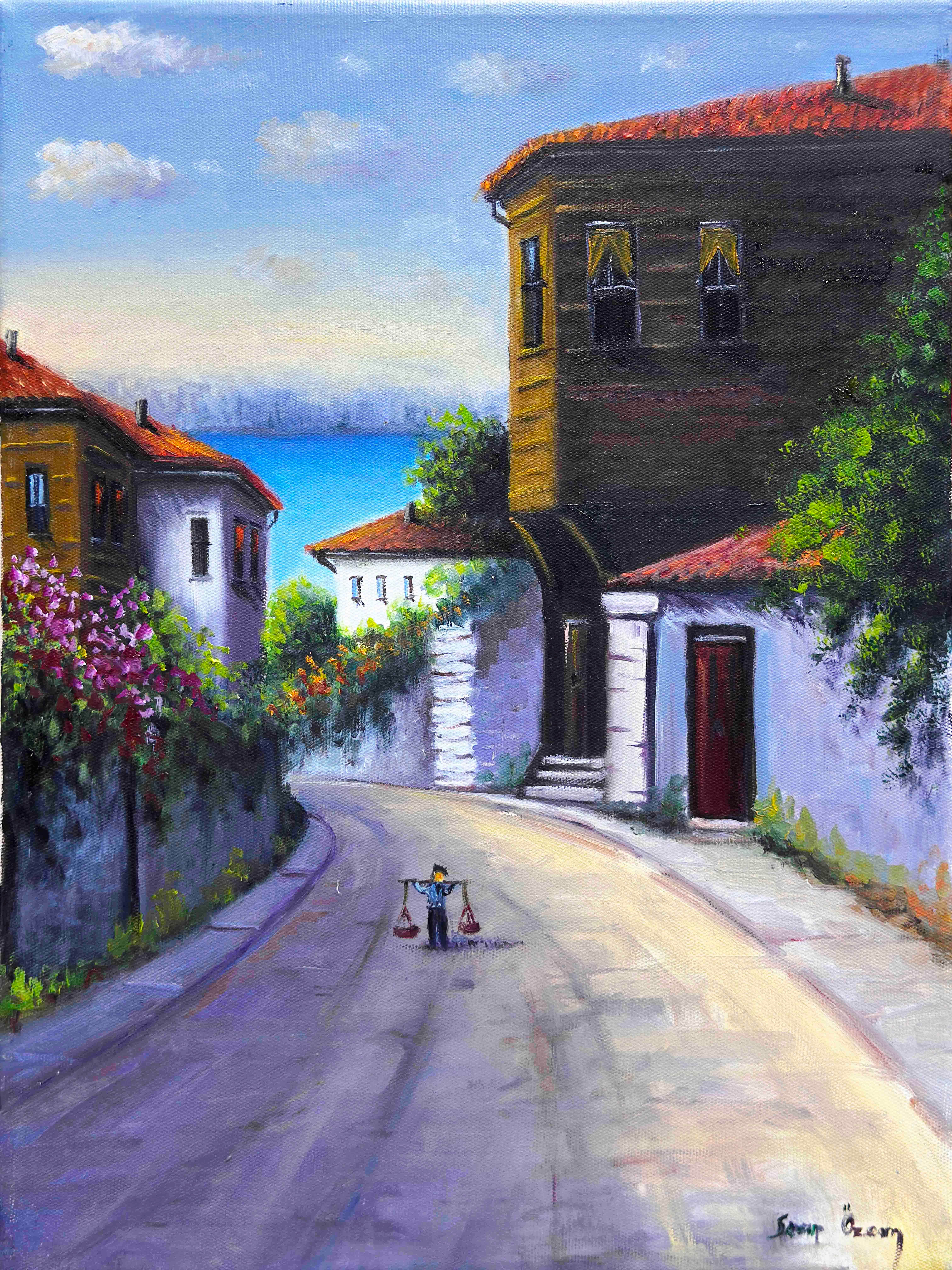 Sessiz Sokak | Yağlı Boya Tablo