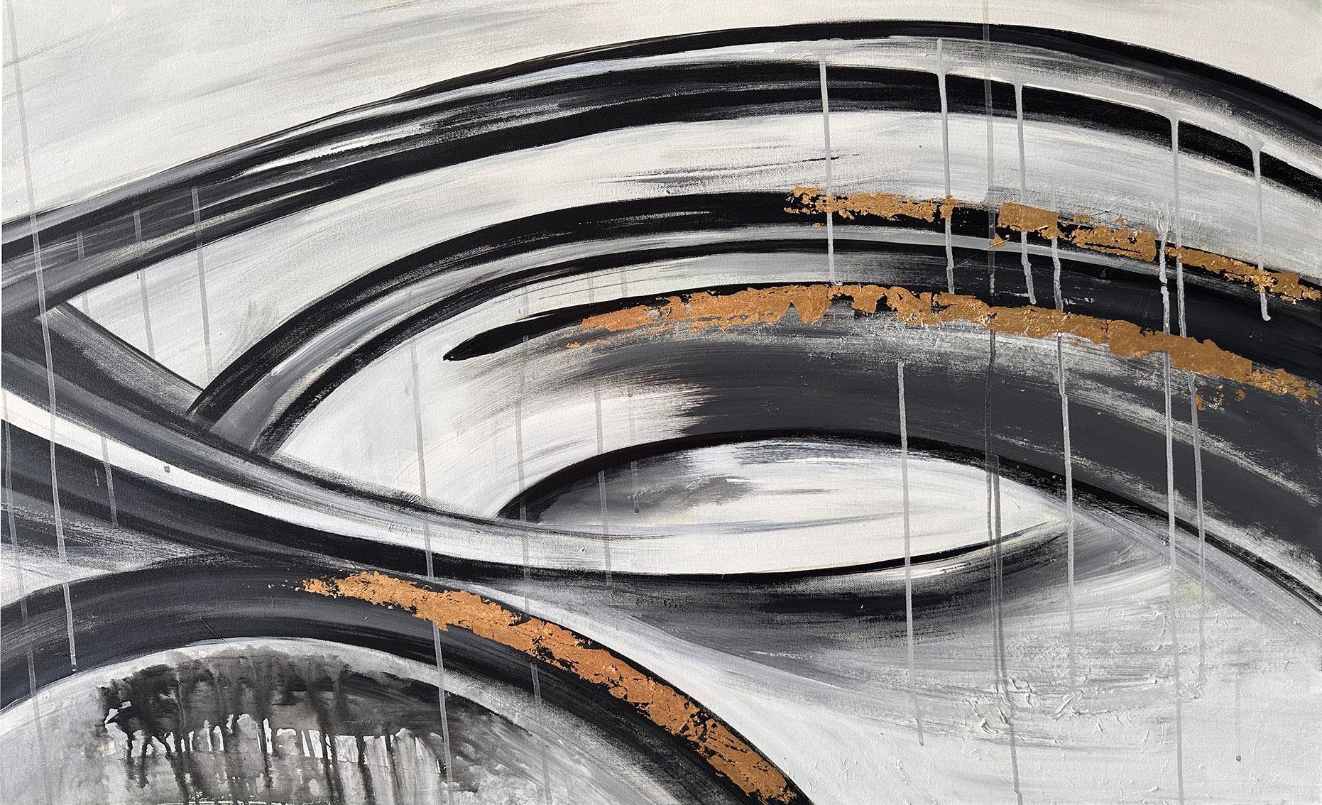 Siyah - Beyaz Denklem | Yağlı Boya Tablo 