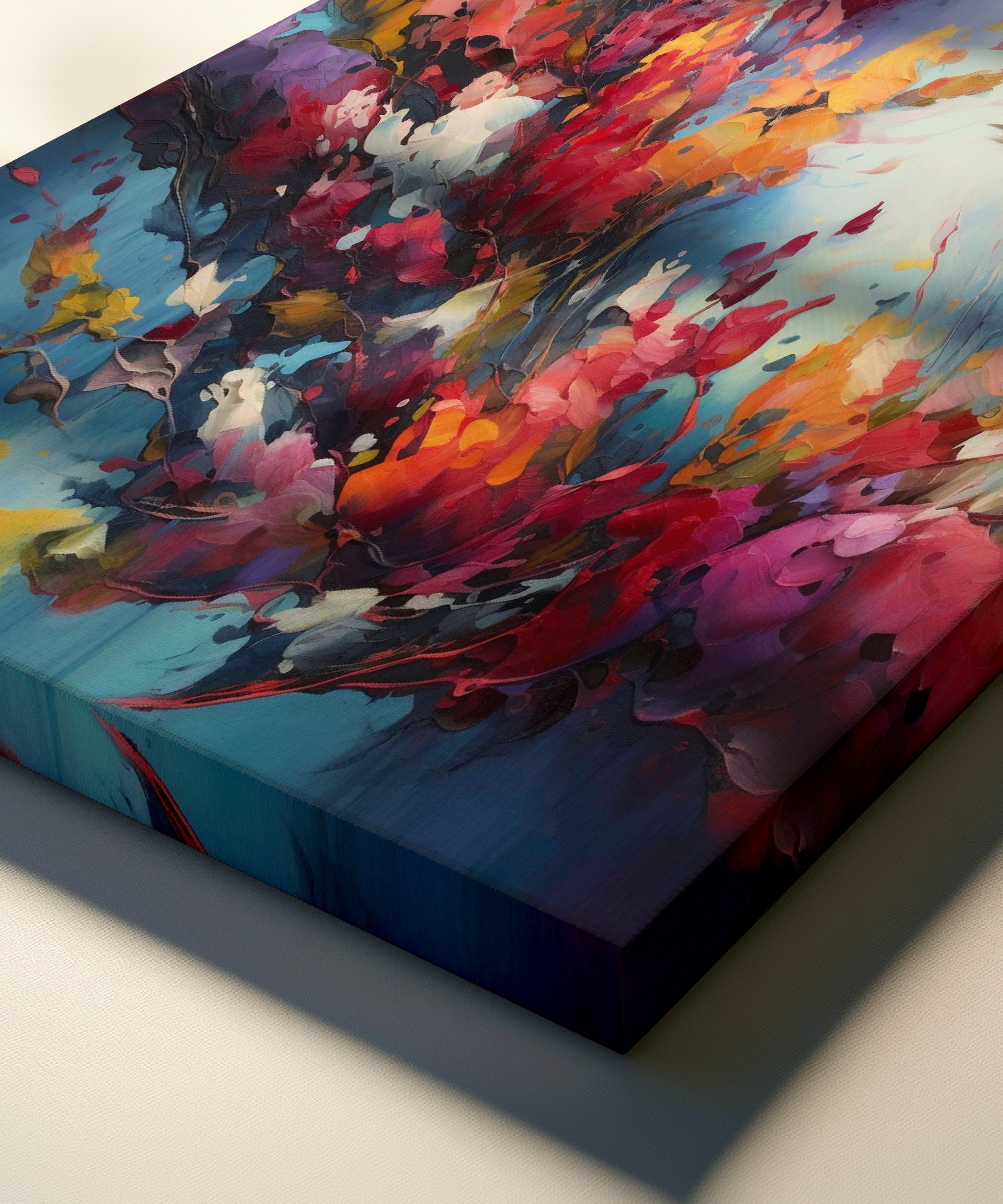 Sonbaharın Nefesi | Yağlı Boya Dokulu Canvas Baskı