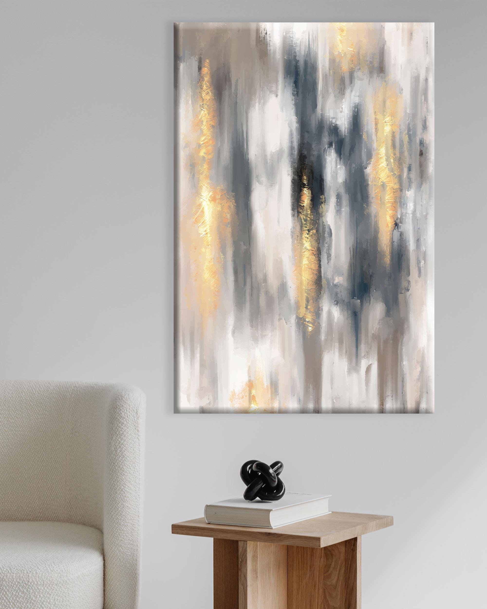 Soyut Dizayn | Yağlıboya dokulu canvas baskı