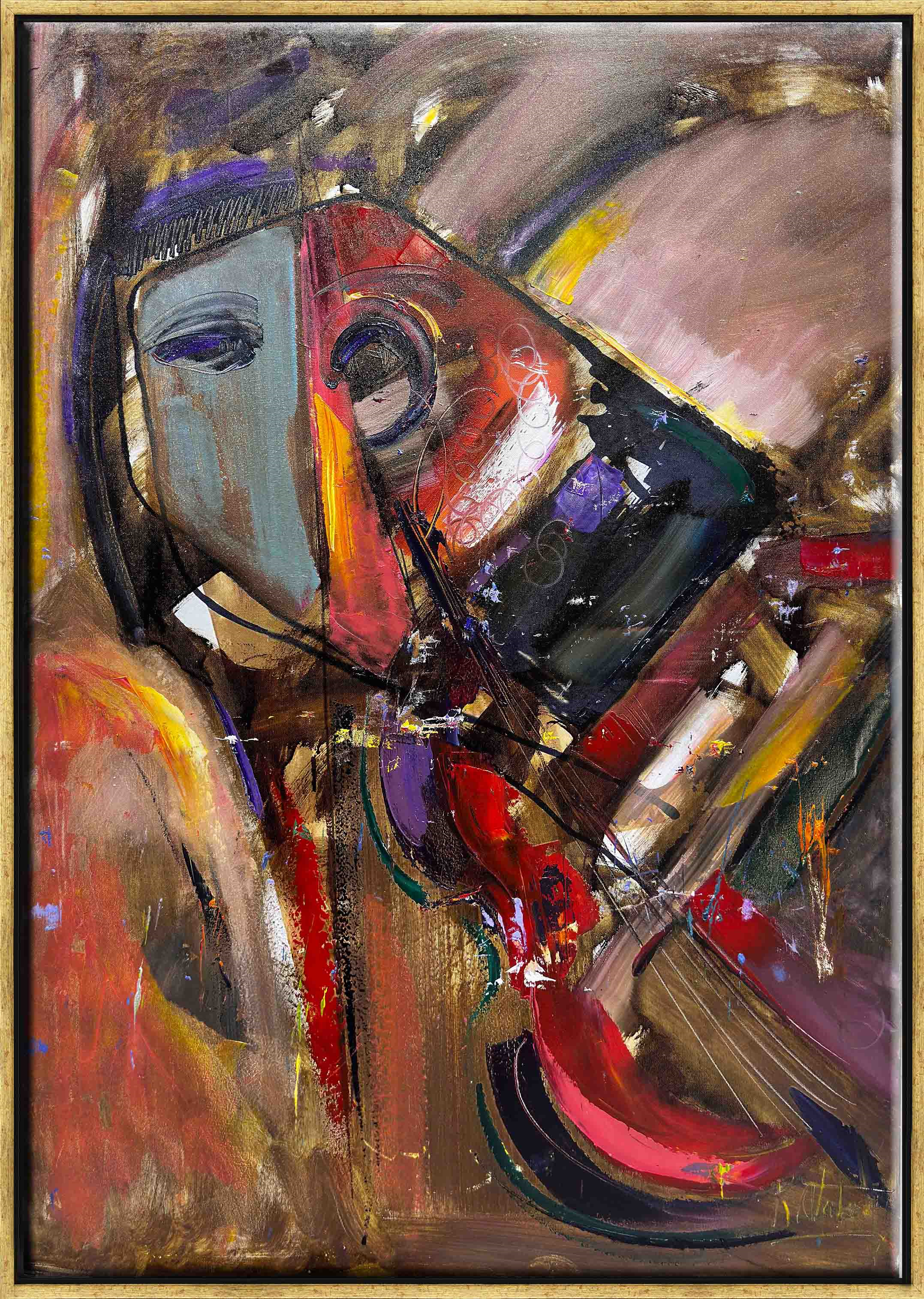 Soyut Portre | Yağlı Boya Tablo