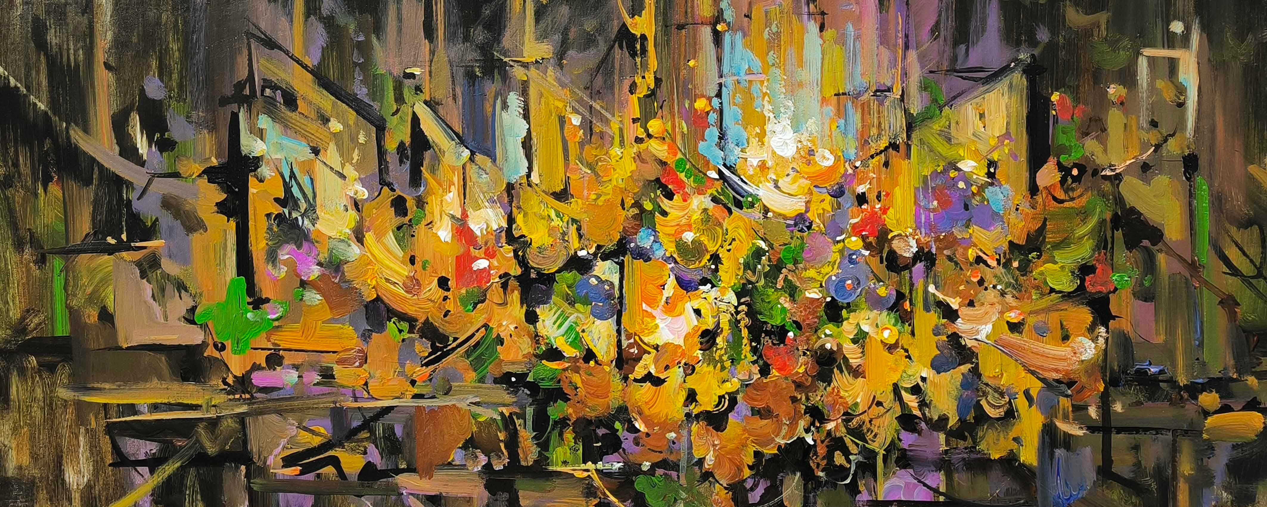 Soyut yağlı boya tablolarkozaart galeri | El yapımı orjinal yağlı boya tablo satış sitesi