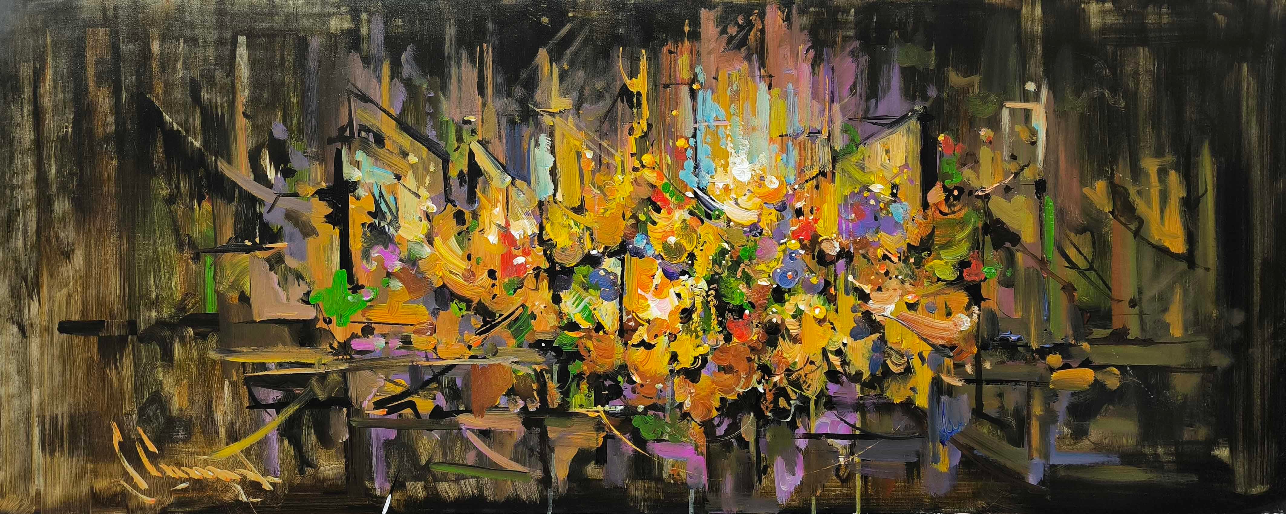 Soyut yağlı boya tablolarkozaart galeri | El yapımı orjinal yağlı boya tablo satış sitesi