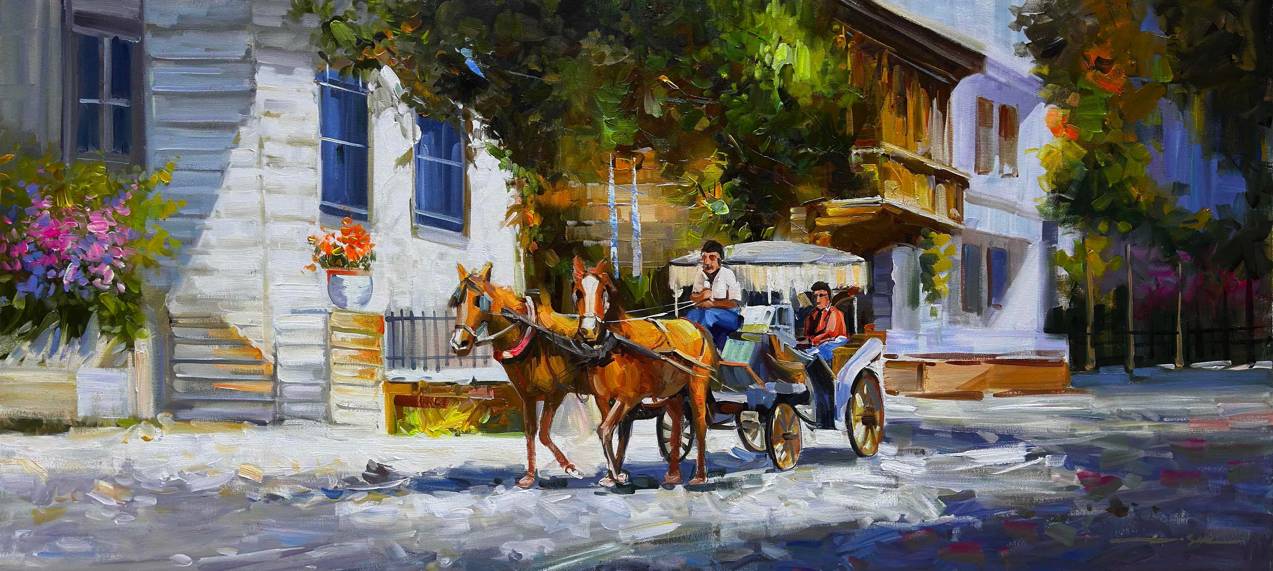 Tarihin Sokağı | Yağlı Boya Tablo