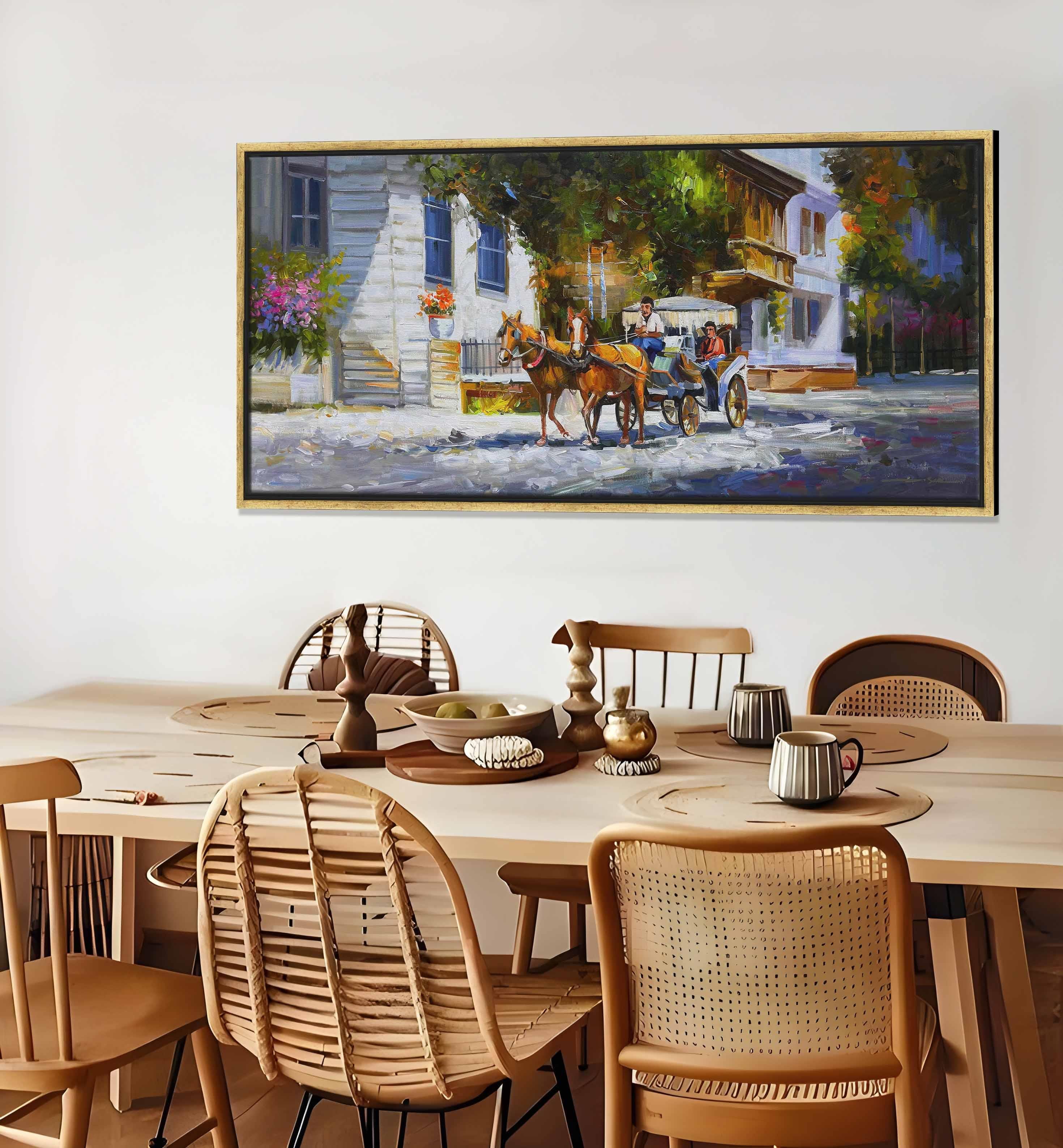 Tarihin Sokağı | Yağlı Boya Tablo