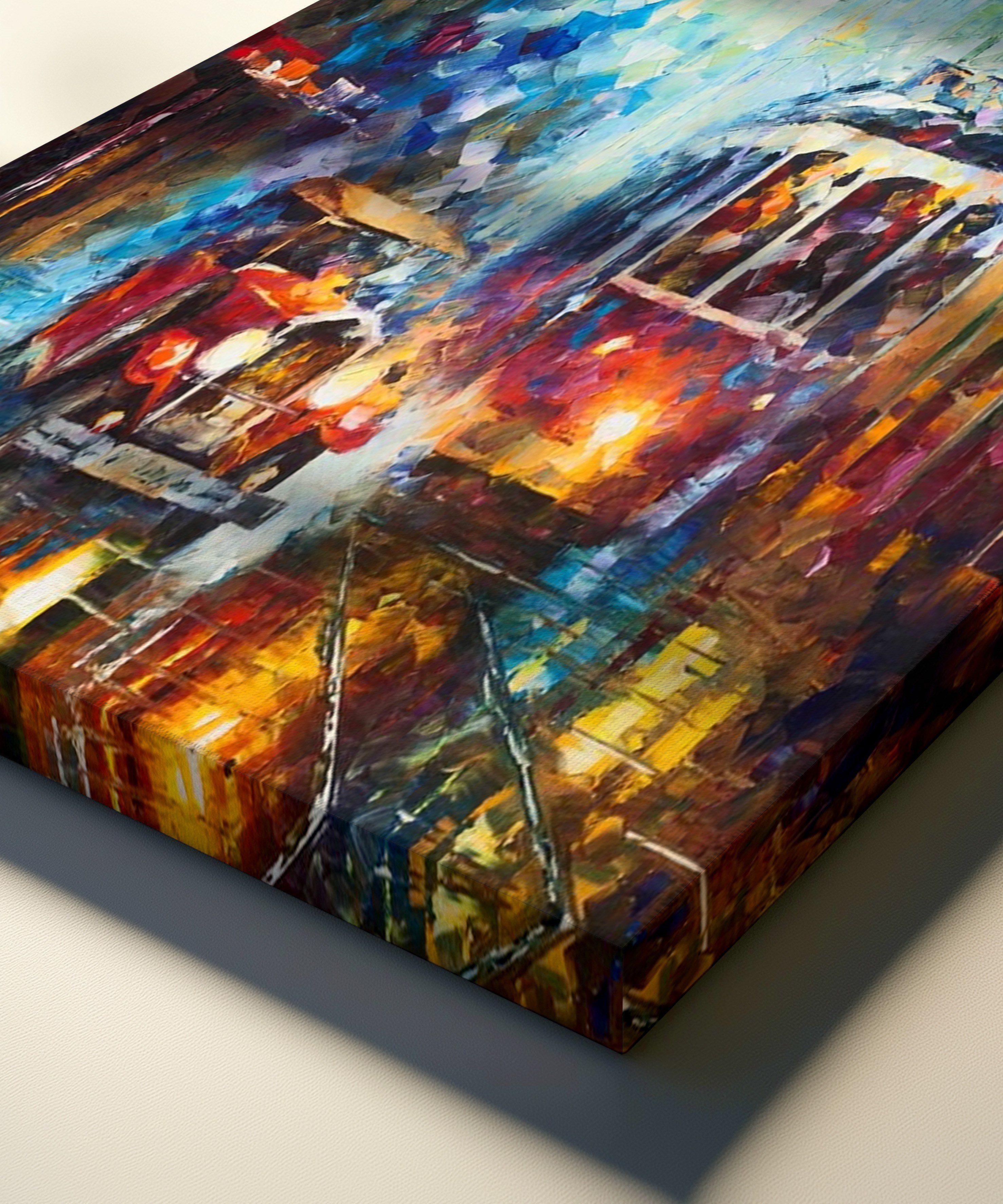 Telaş | Yağlıboya dokulu canvas baskı
