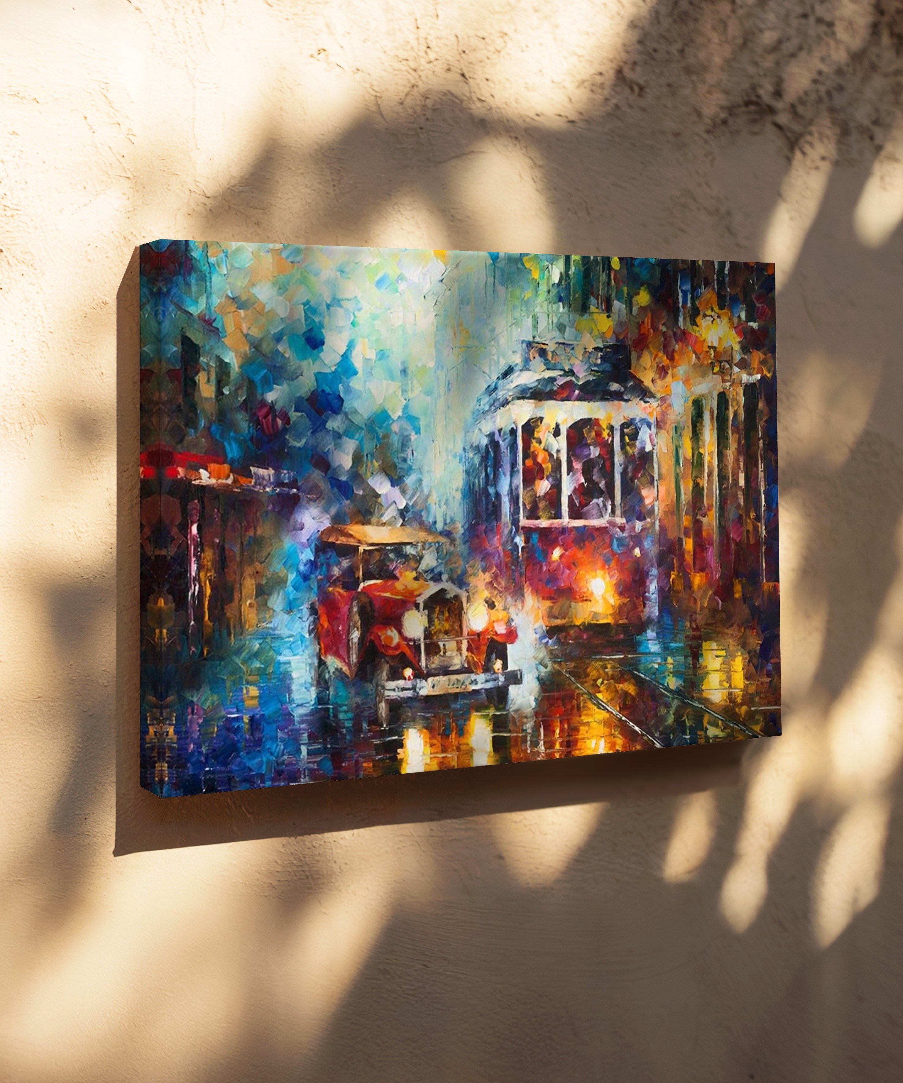Telaş | Yağlıboya dokulu canvas baskı