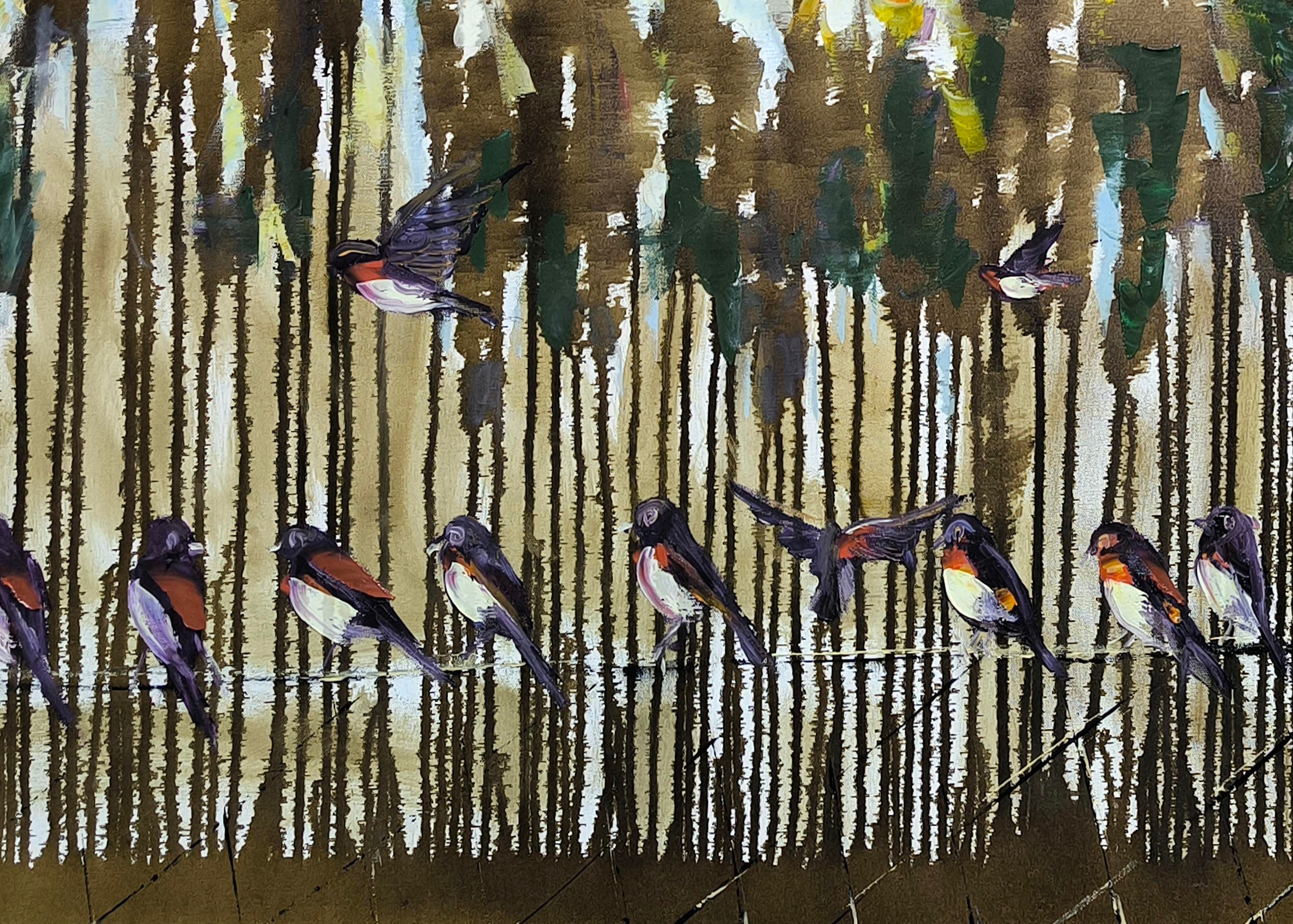 Teldeki güvecin | Yağlı Boya Tablo