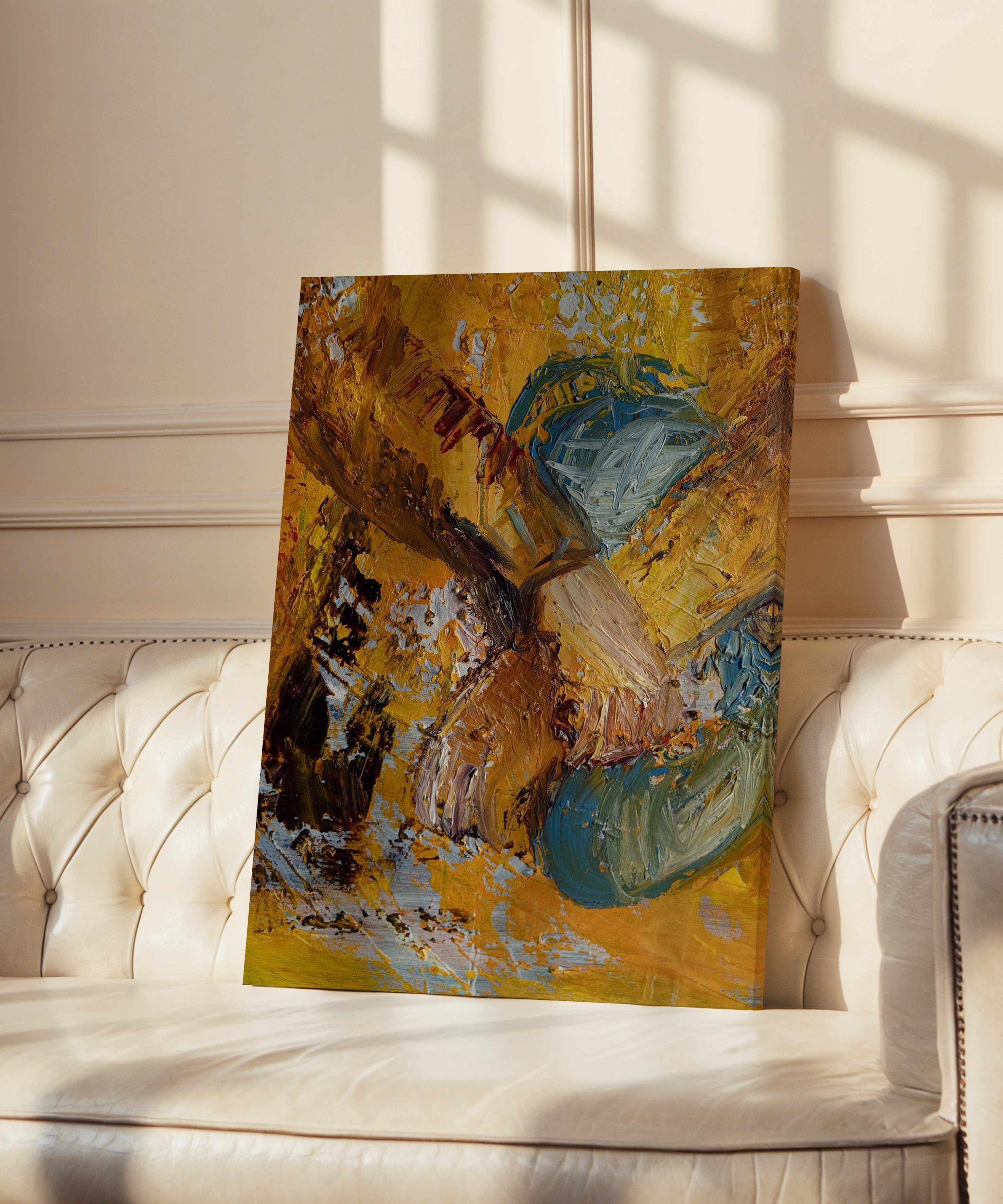 Toprağın Hafızası | Yağlı Boya Dokulu Canvas Baskı