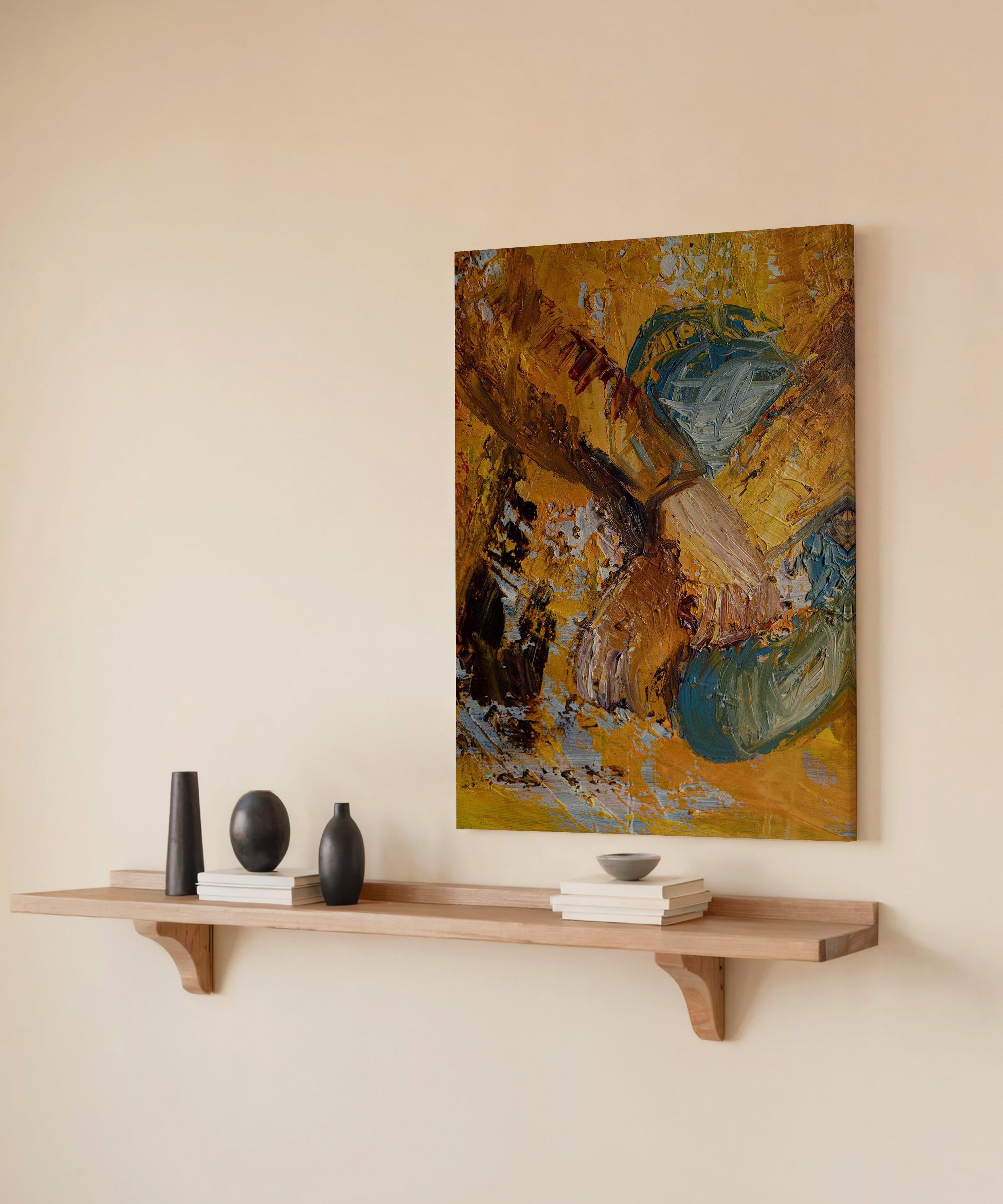 Toprağın Hafızası | Yağlı Boya Dokulu Canvas Baskı
