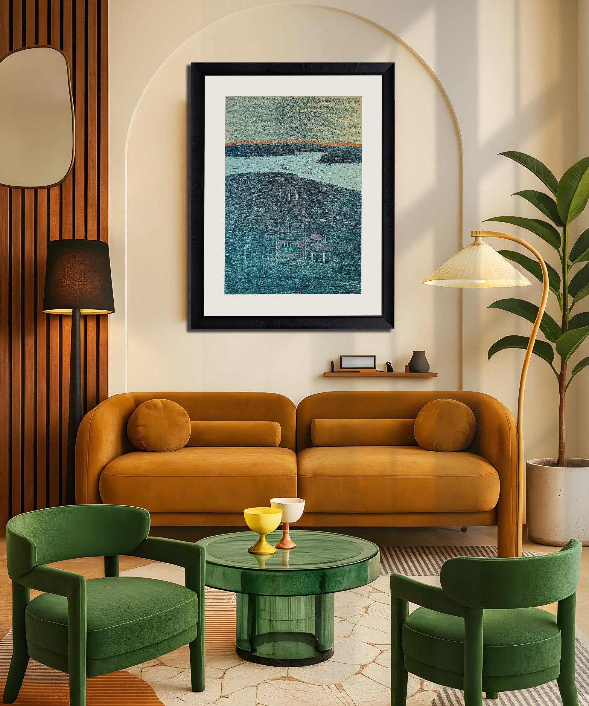 Turkuaz İstanbul da Kuşlar 28/100  | DEVRİM ERBİL GICLÉE  BASKI